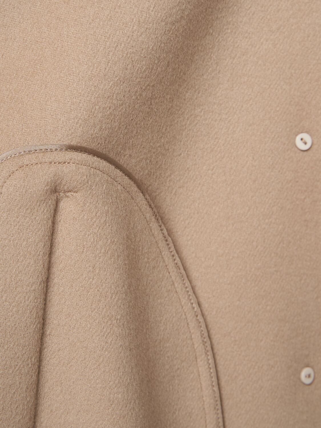 Shop 's Max Mara Fiabe Wool Shirt Jacket In Camel