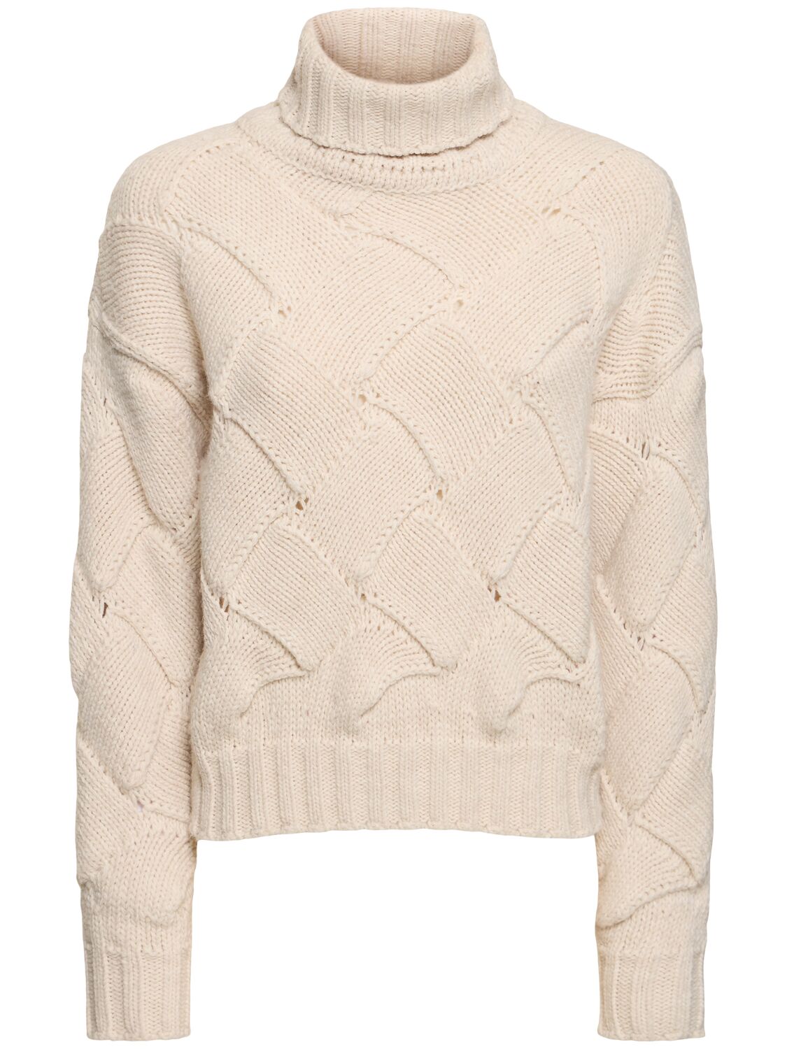 Mvp Wardrobe Trigger Knit Turtleneck Sweater In Gold