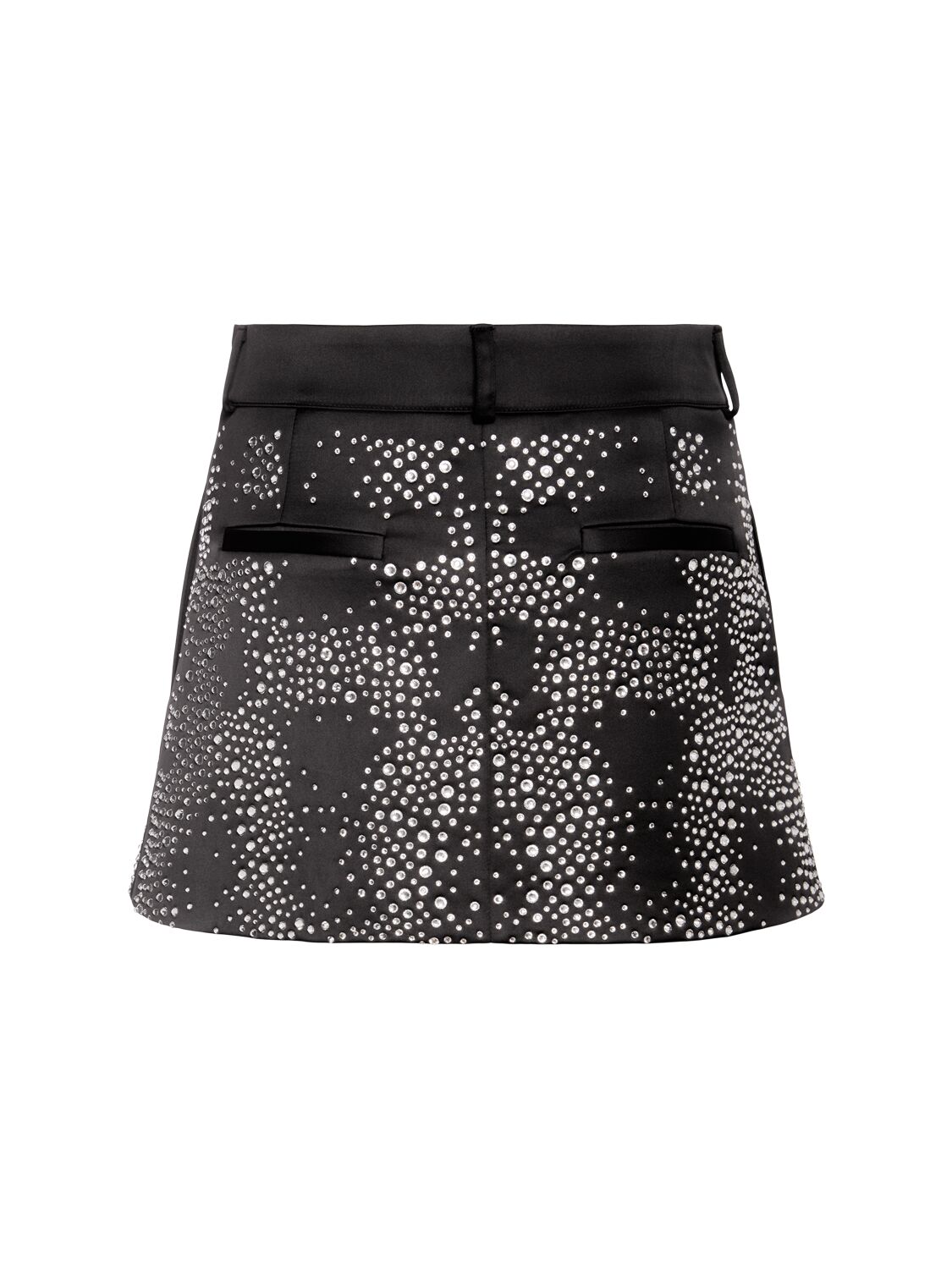 Shop Giuseppe Di Morabito Embellished Mini Skirt In Black/silver