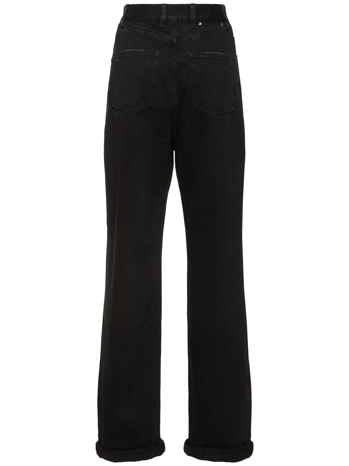 Shop Golden Goose Golden Kim One Washed Jeans In Black