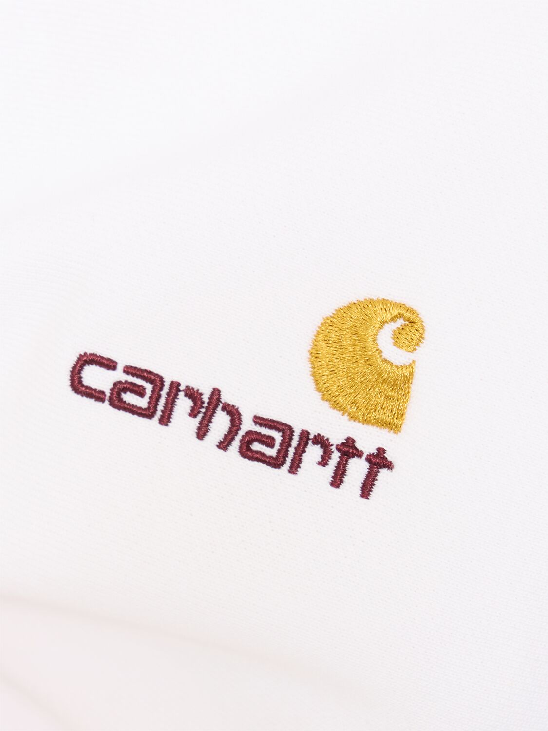 Shop Carhartt W' American Script Boxy Fit Hoodie In White