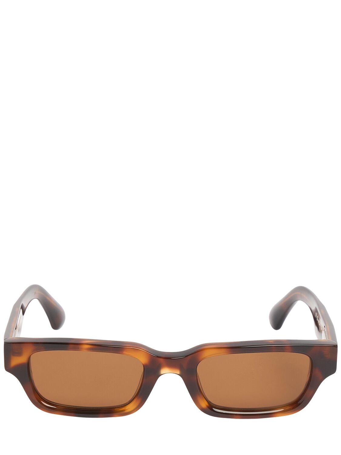 Chimi 10.3 Squared Acetate Sunglasses In Brown