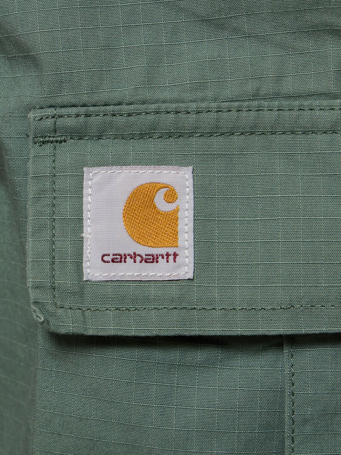 Shop Carhartt L32 Columbia Low Waist Regular Cargo In Duck Green