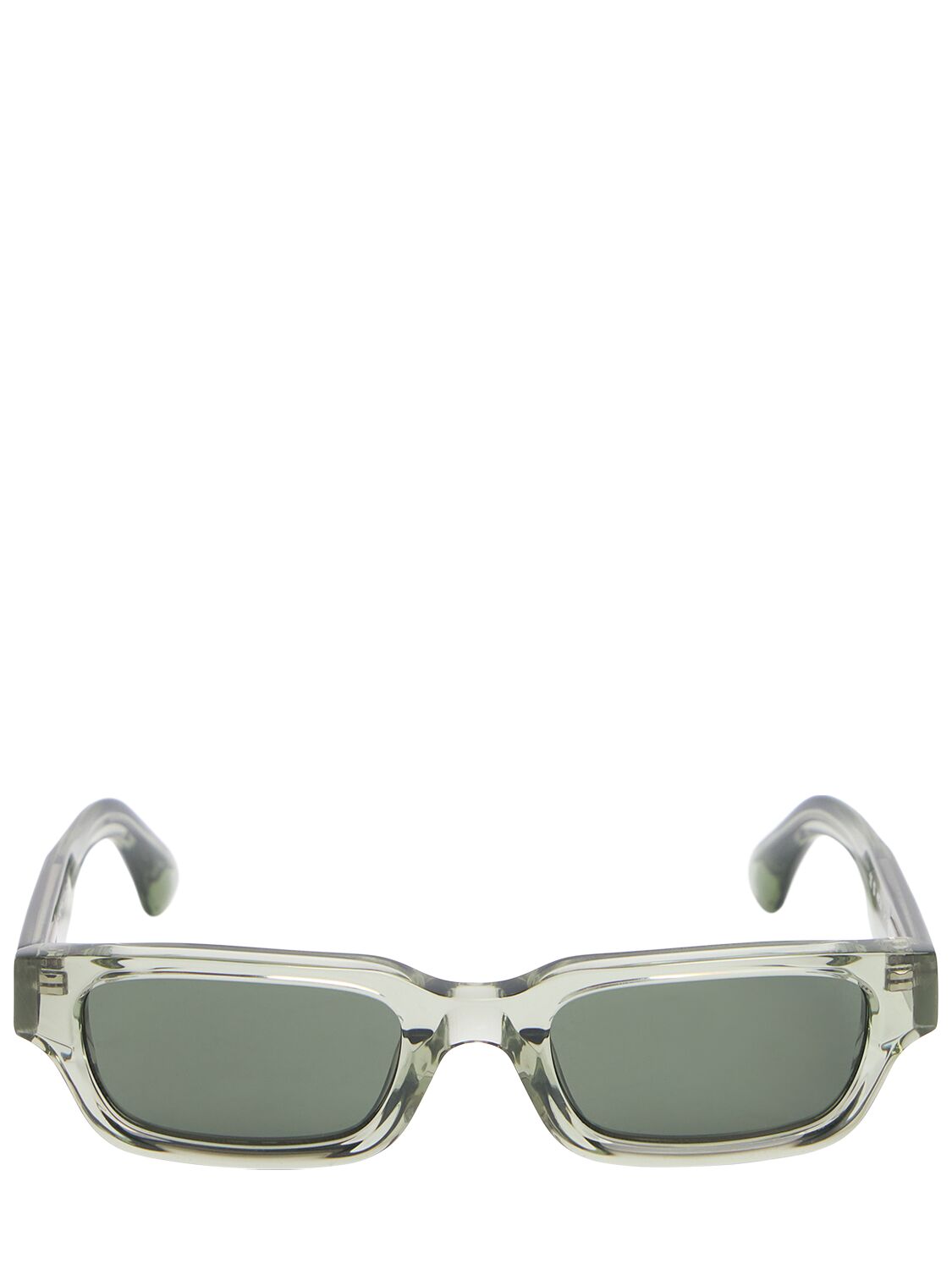 Chimi 10.3 Squared Acetate Sunglasses In Green
