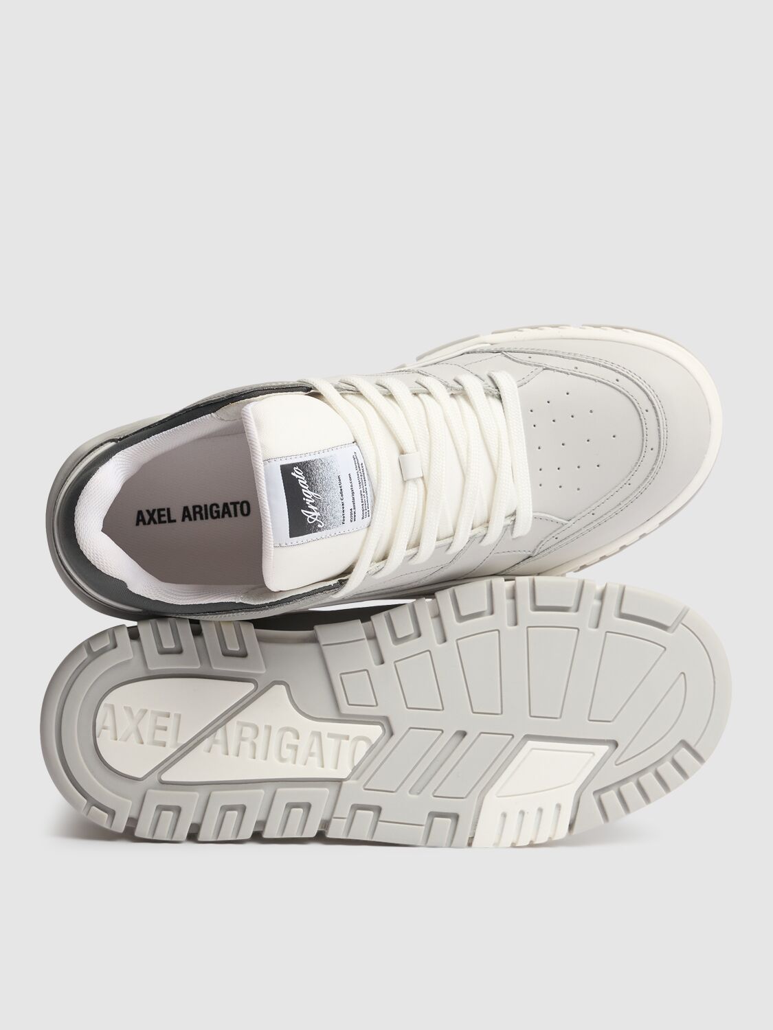 Shop Axel Arigato Area Lo Sneakers In Light Grey,grey