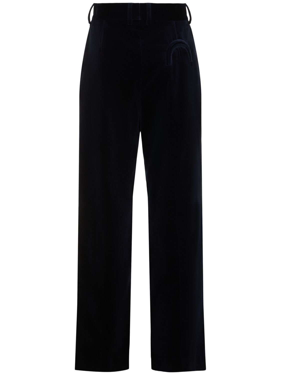 Shop Blazé Milano Exclusive Jealousy Fox Velvet Pants In Blue