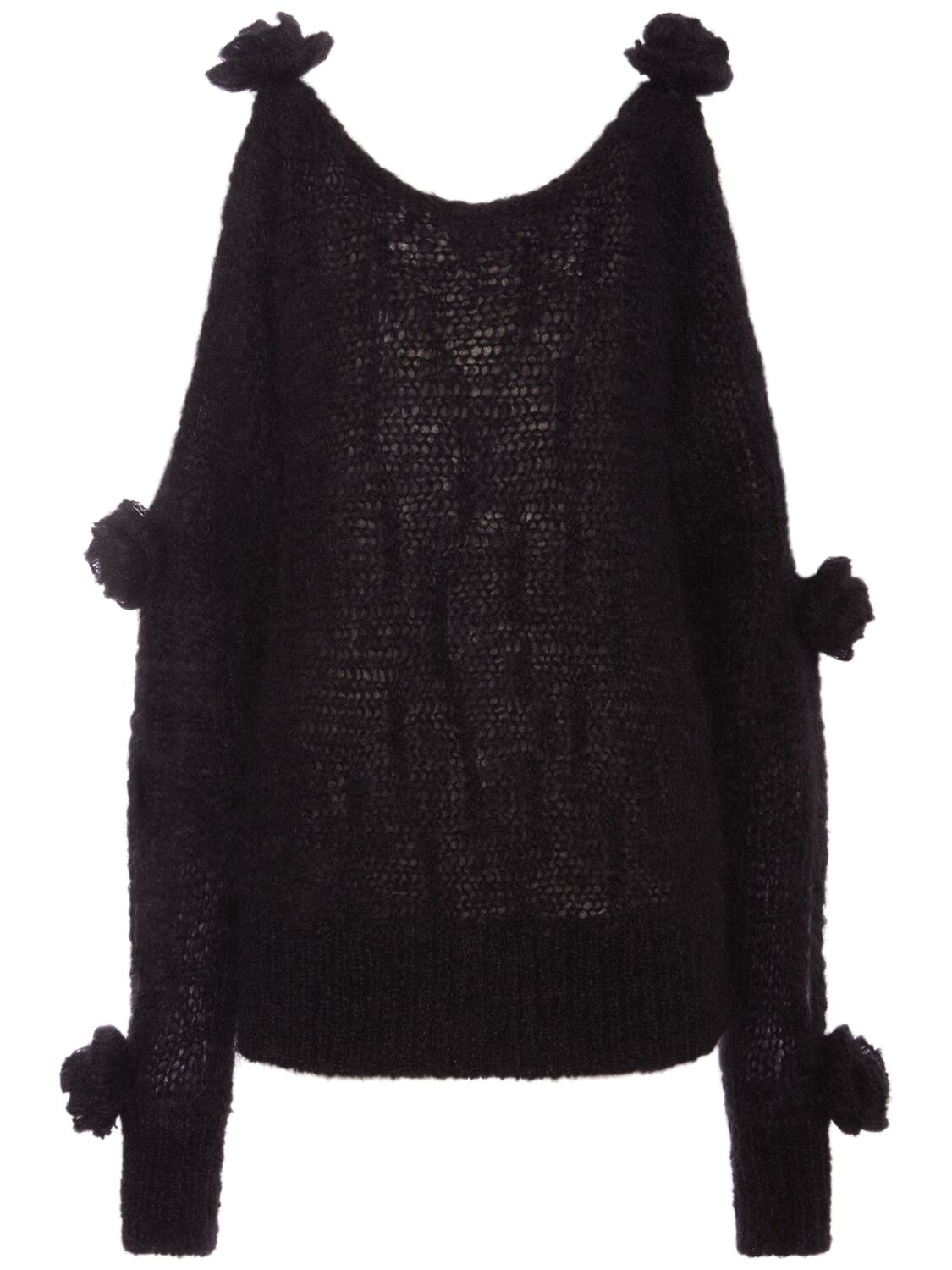 Knit Sweater W/ Cut Out Sleeves