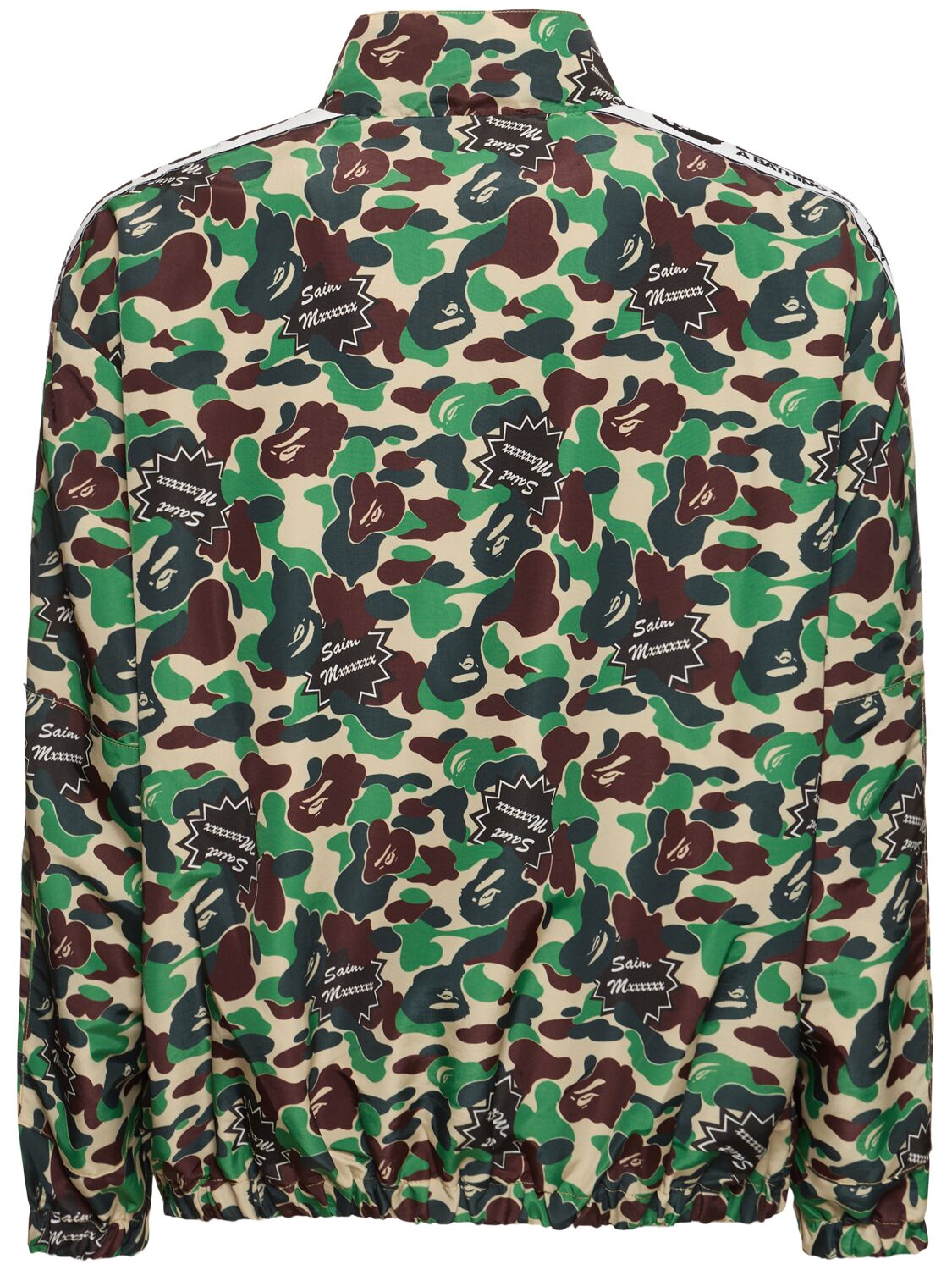 Shop Saint Michael A Bathing Ape X Saint Mx6 Zip Jacket In Camouflage