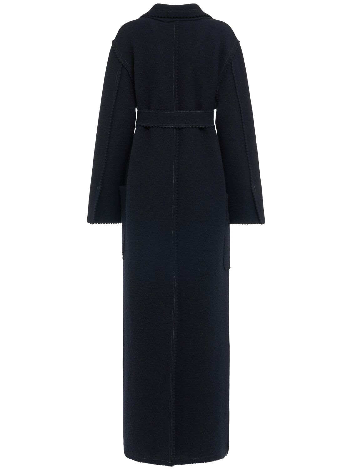 Shop Max Mara Jene Wool & Cashmere Long Coat In Blue