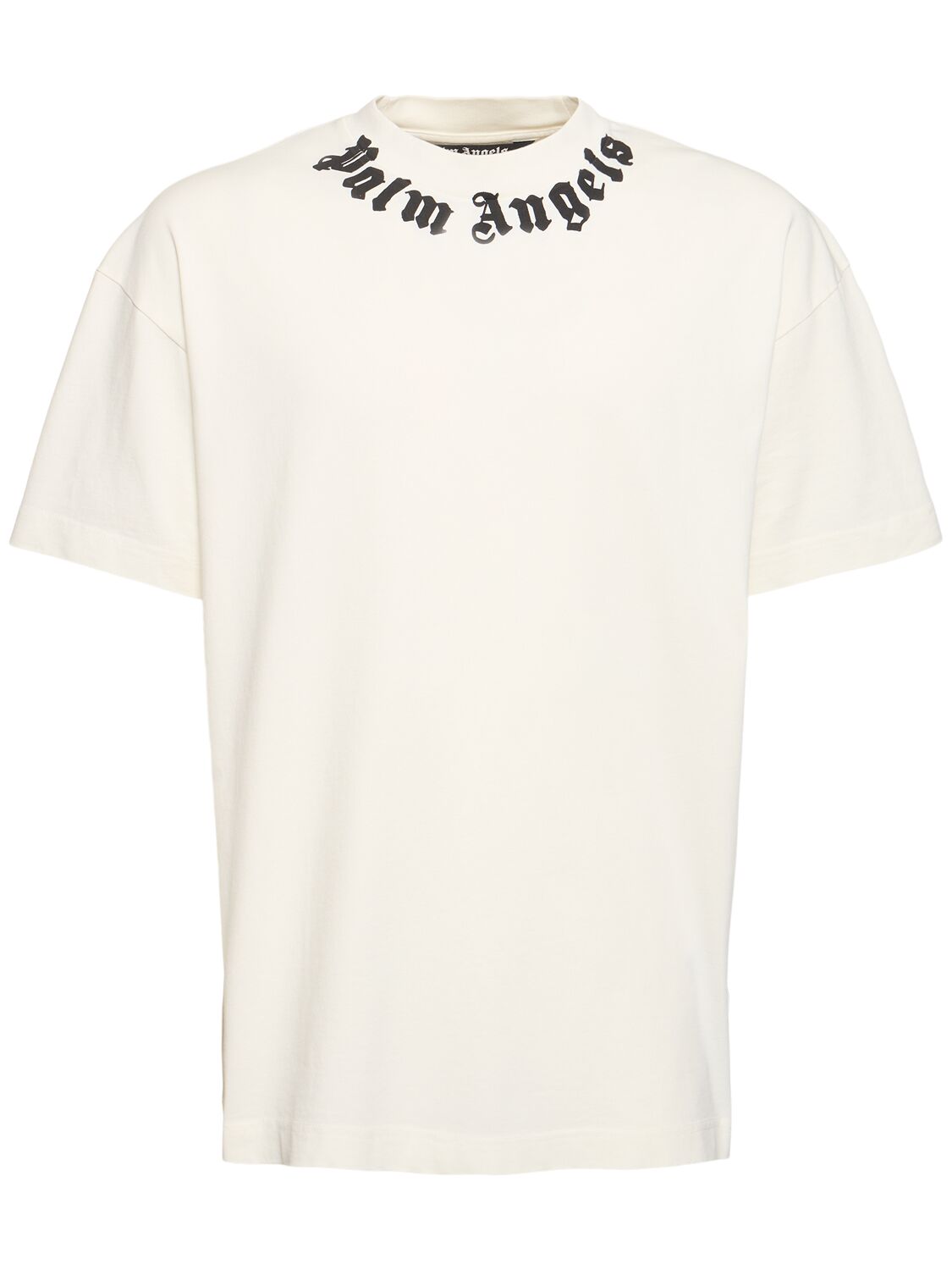 Neck Logo Cotton T-shirt