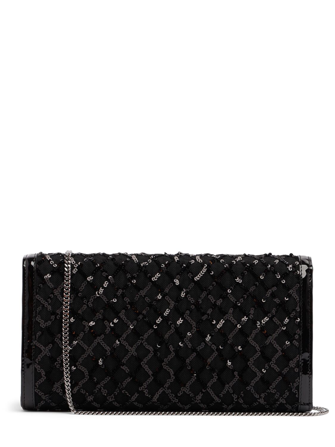 Shop Roger Vivier Envelope Flower Buckle Clutch In 黑色