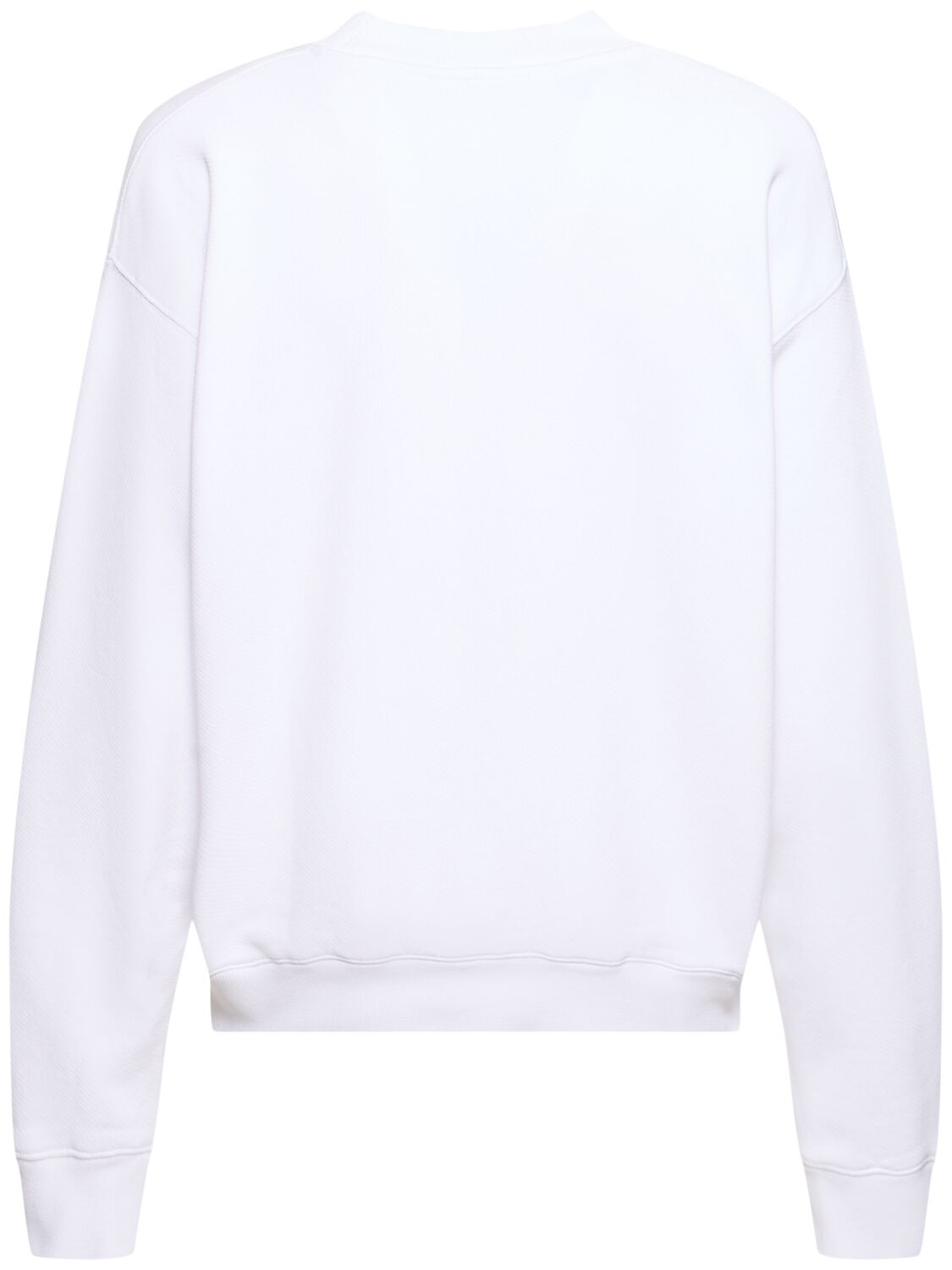 Shop Off-white Off Stamp Skate Cotton Sweatshirt In White