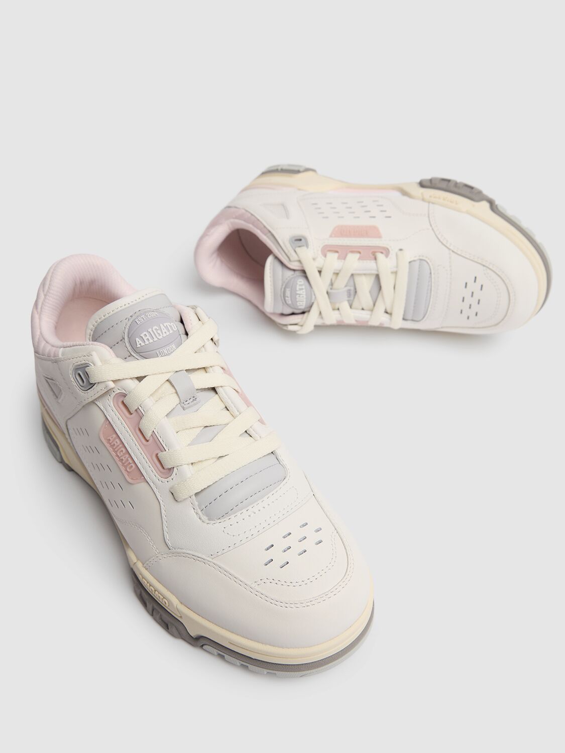 Shop Axel Arigato 34mm Onyx Sneakers In White,pink