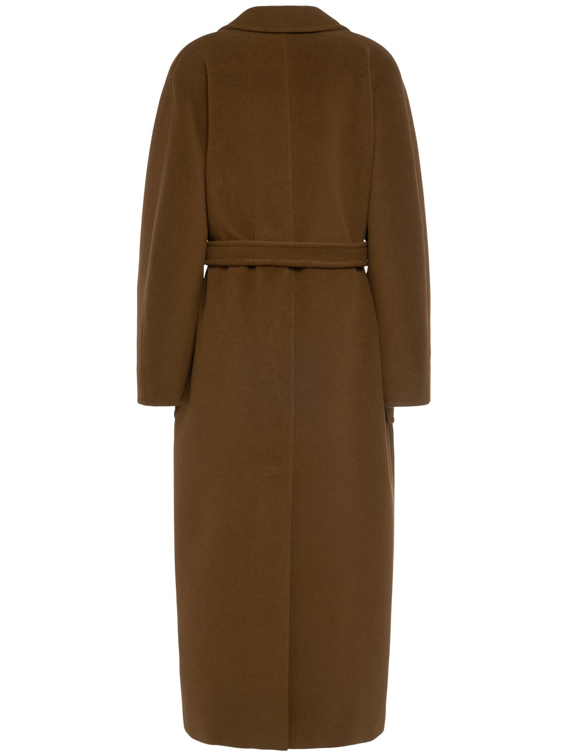 Shop Max Mara Attuale Long Coat In Brown