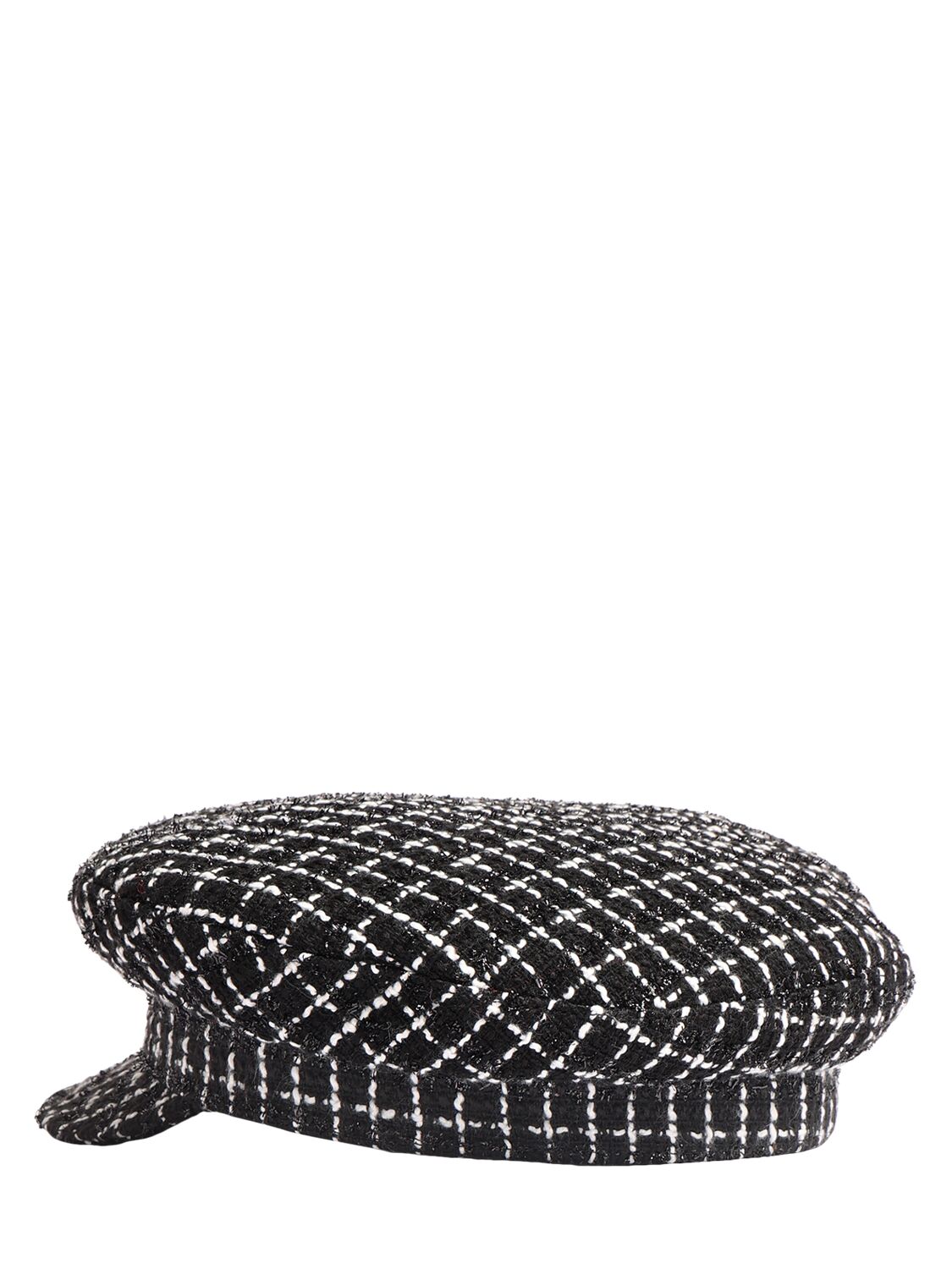 Shop Roger Vivier Broche Sailor Cap In Black