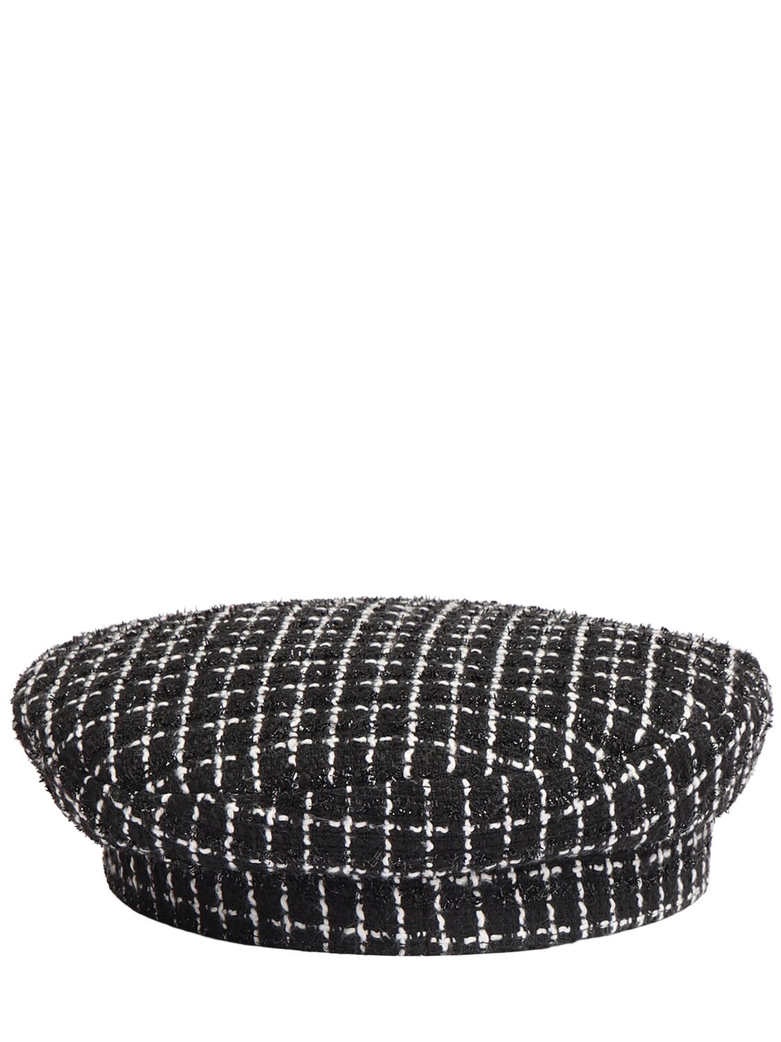 Shop Roger Vivier Broche Sailor Cap In Black