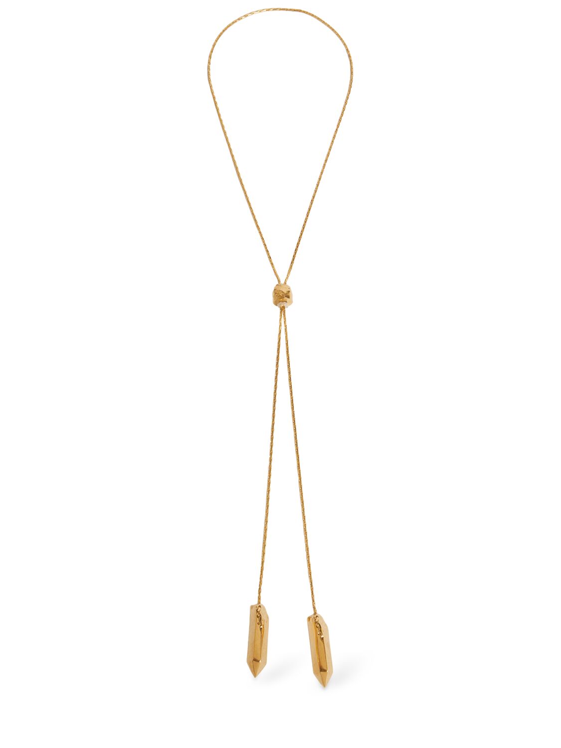 Tom Ford Lariat Pendant Necklace In Gold