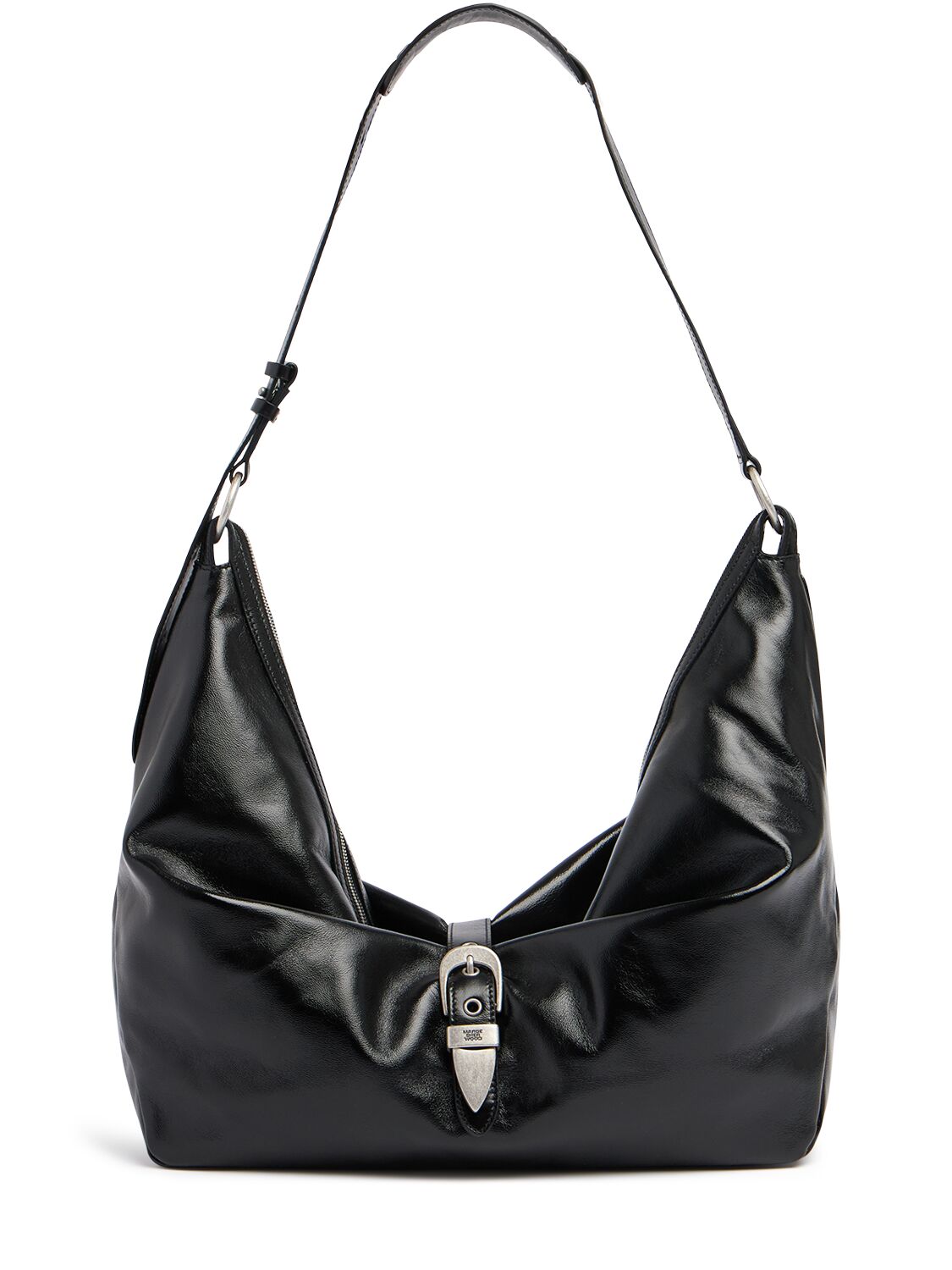 MARGESHERWOOD Belted Hobo Leather Shoulder Bag