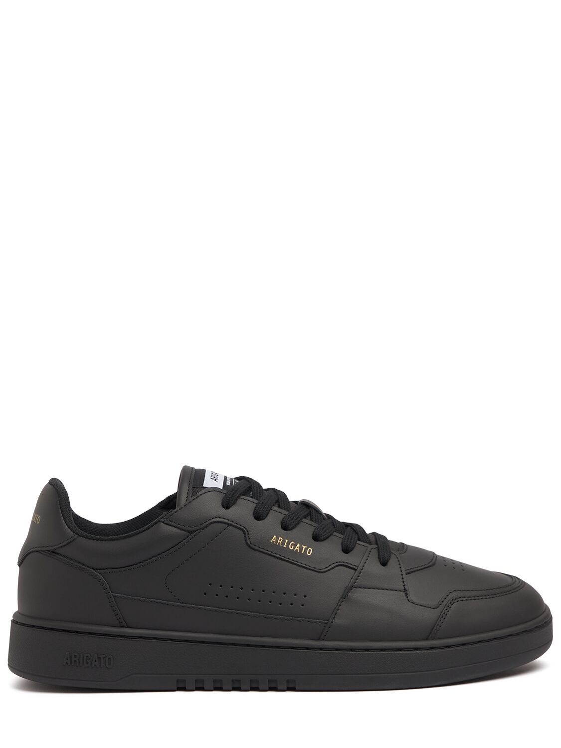 Shop Axel Arigato Dice Low Leather Sneakers In Black