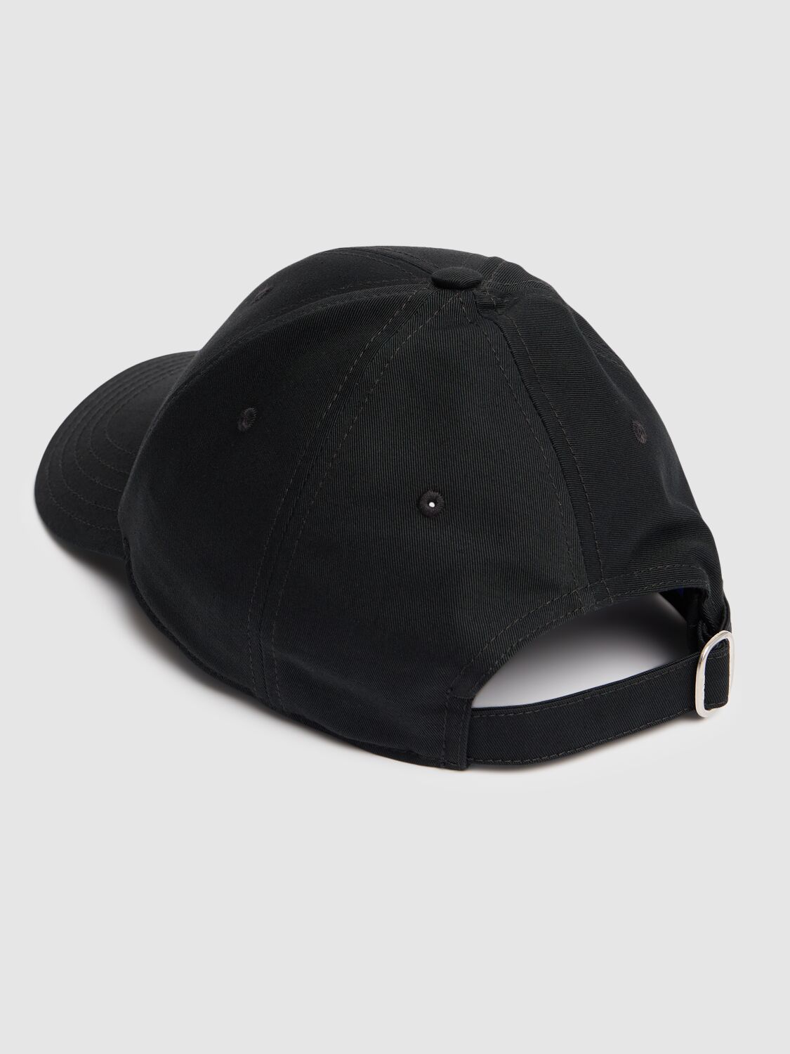 Shop Off-white Bookish Cotton Drill Baseball Cap In Black