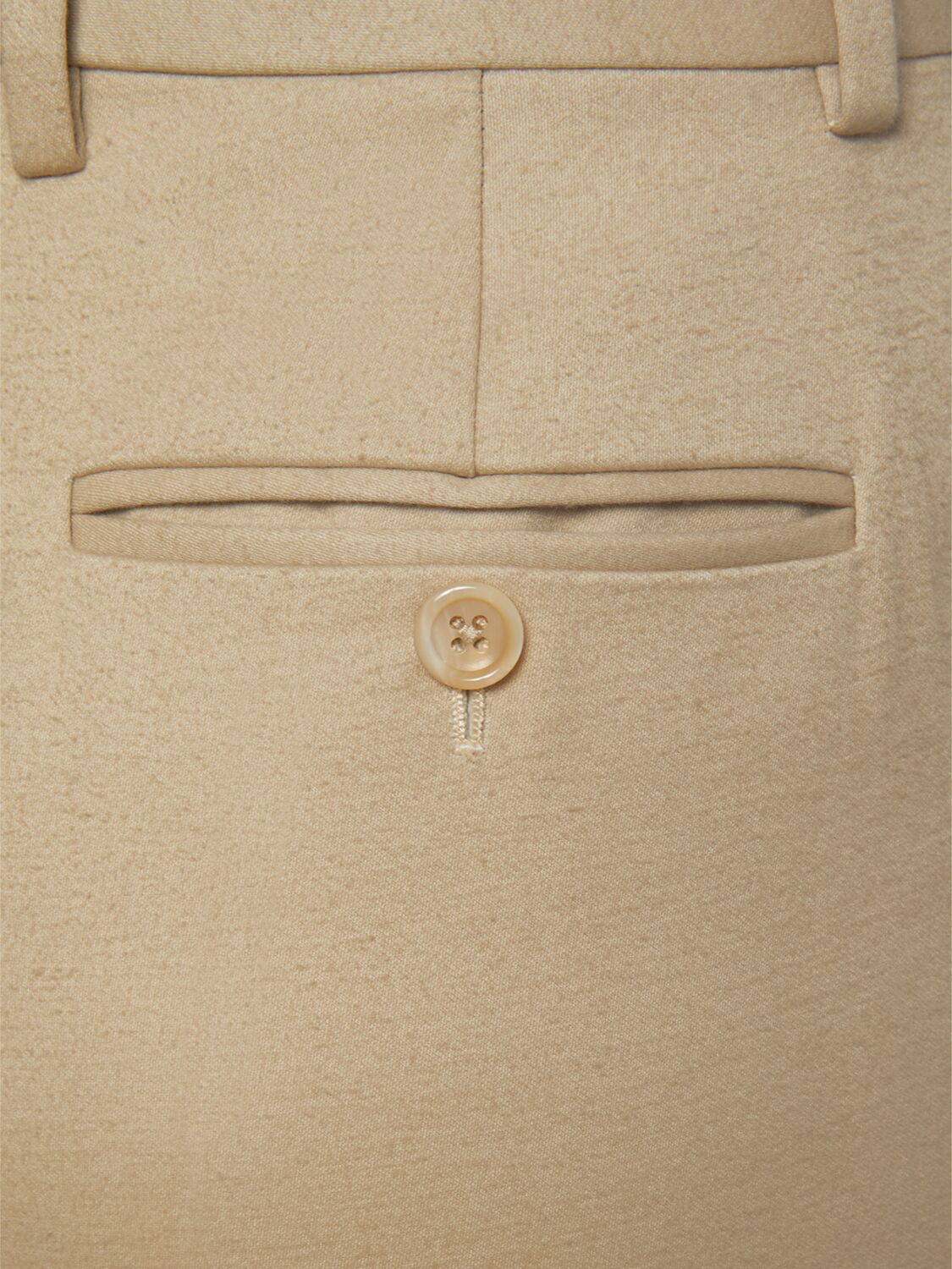 TOM FORD TAILORED COTTON MOLESKIN WIDE PANTS 