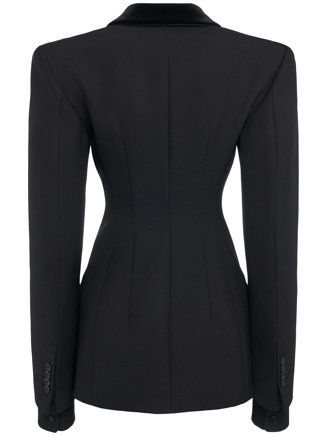 Shop Sportmax Bino Wool Blazer In Black