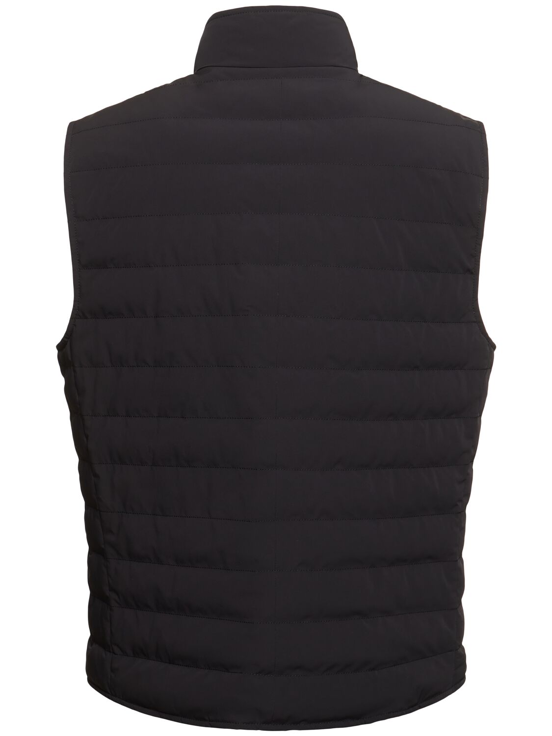 Shop Brunello Cucinelli Wr Padded Vest In Black