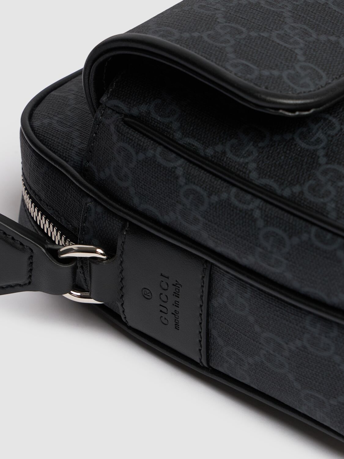 Shop Gucci Gg Black Crossbody Bag