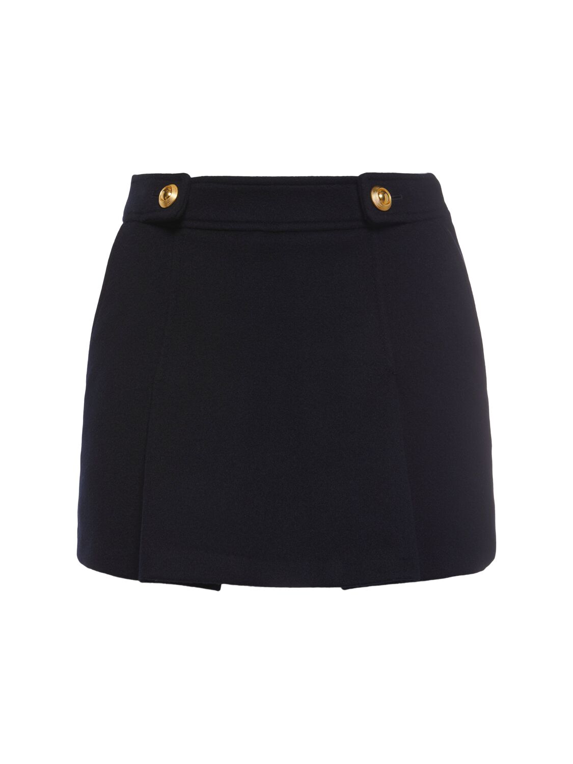 Tom Ford Wool & Cashmere Mini Skirt In Blue