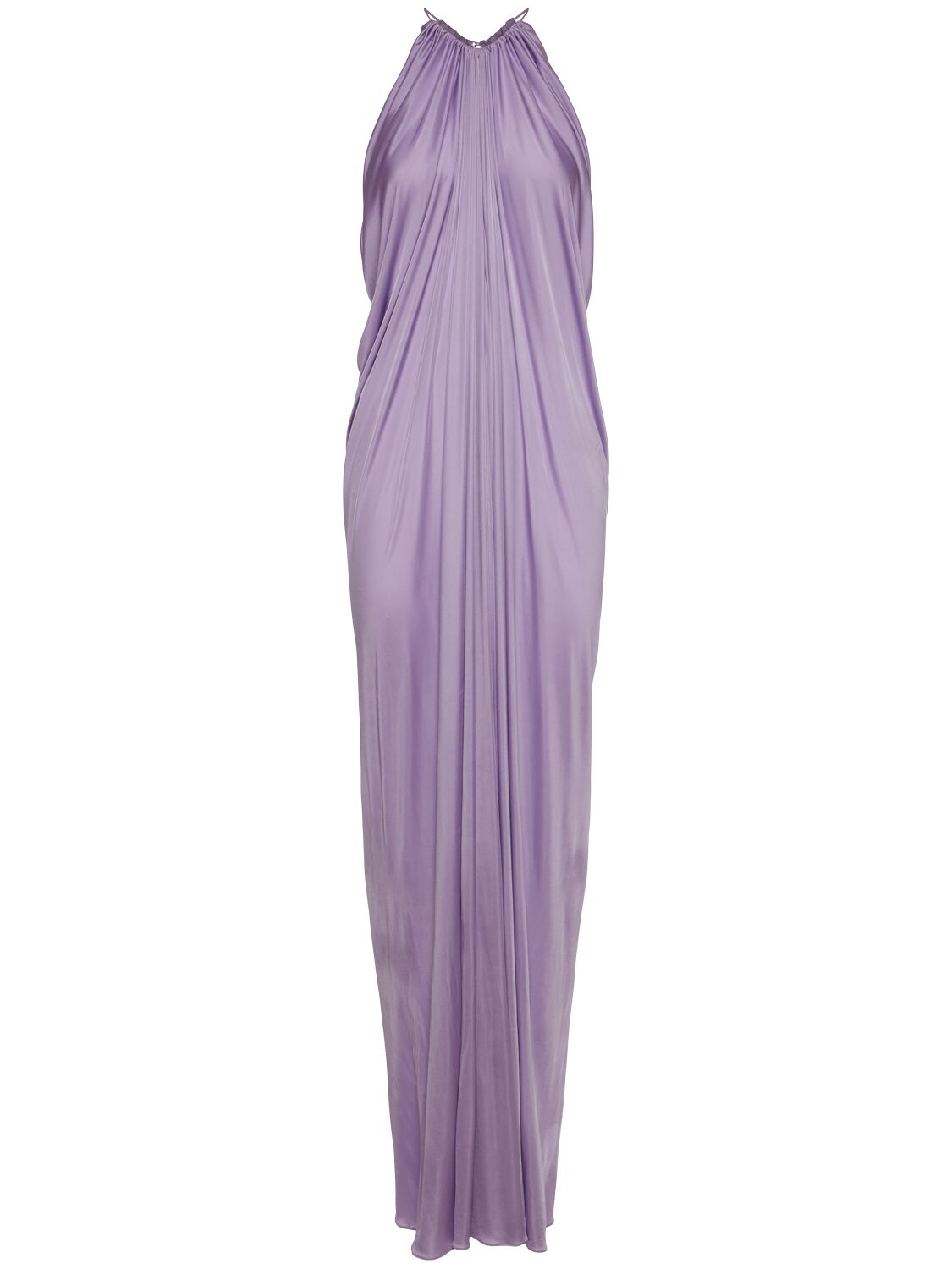 Tom Ford Viscose Jersey Long Dress In Purple