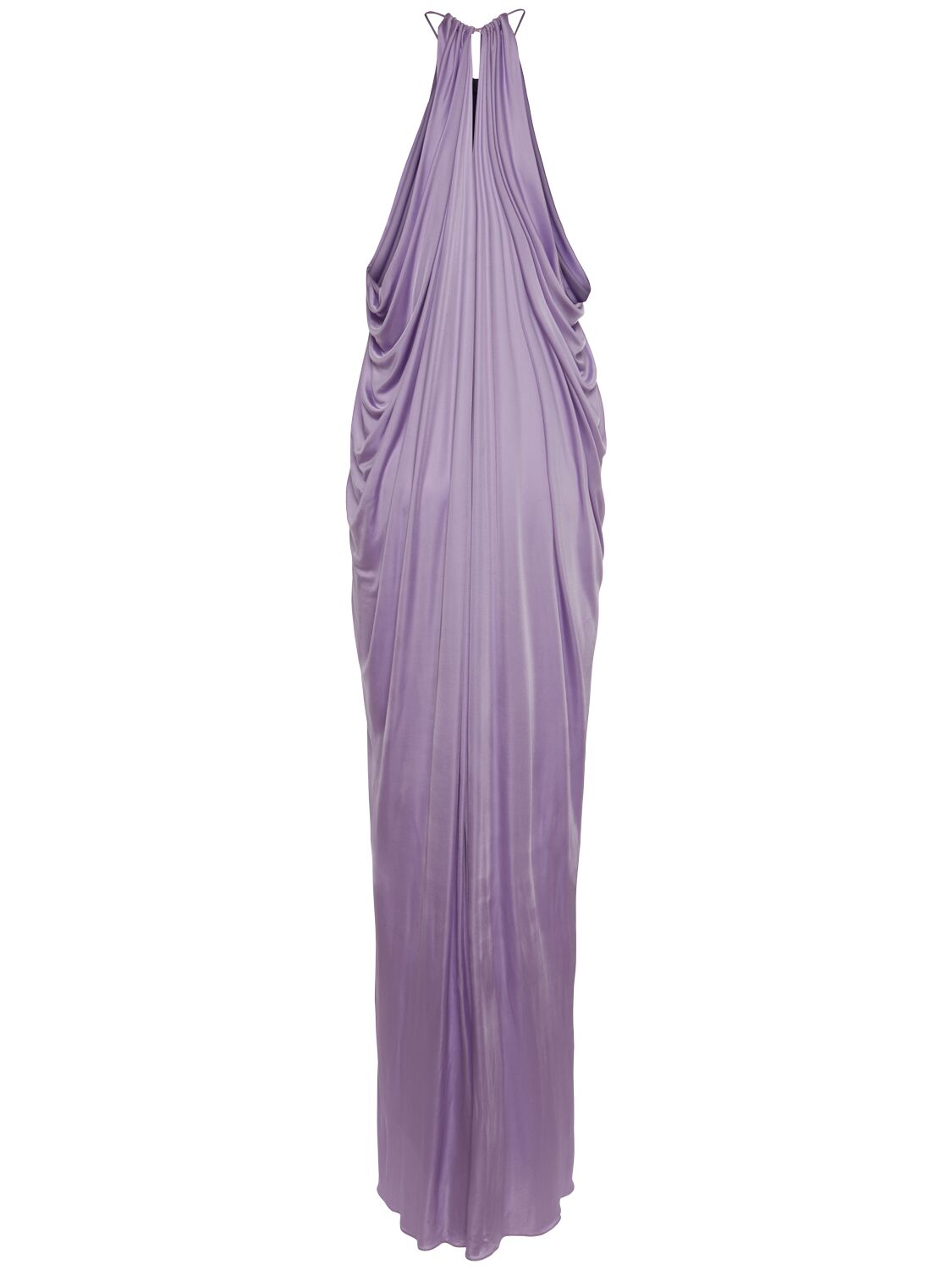 Shop Tom Ford Viscose Jersey Long Dress In Lilac