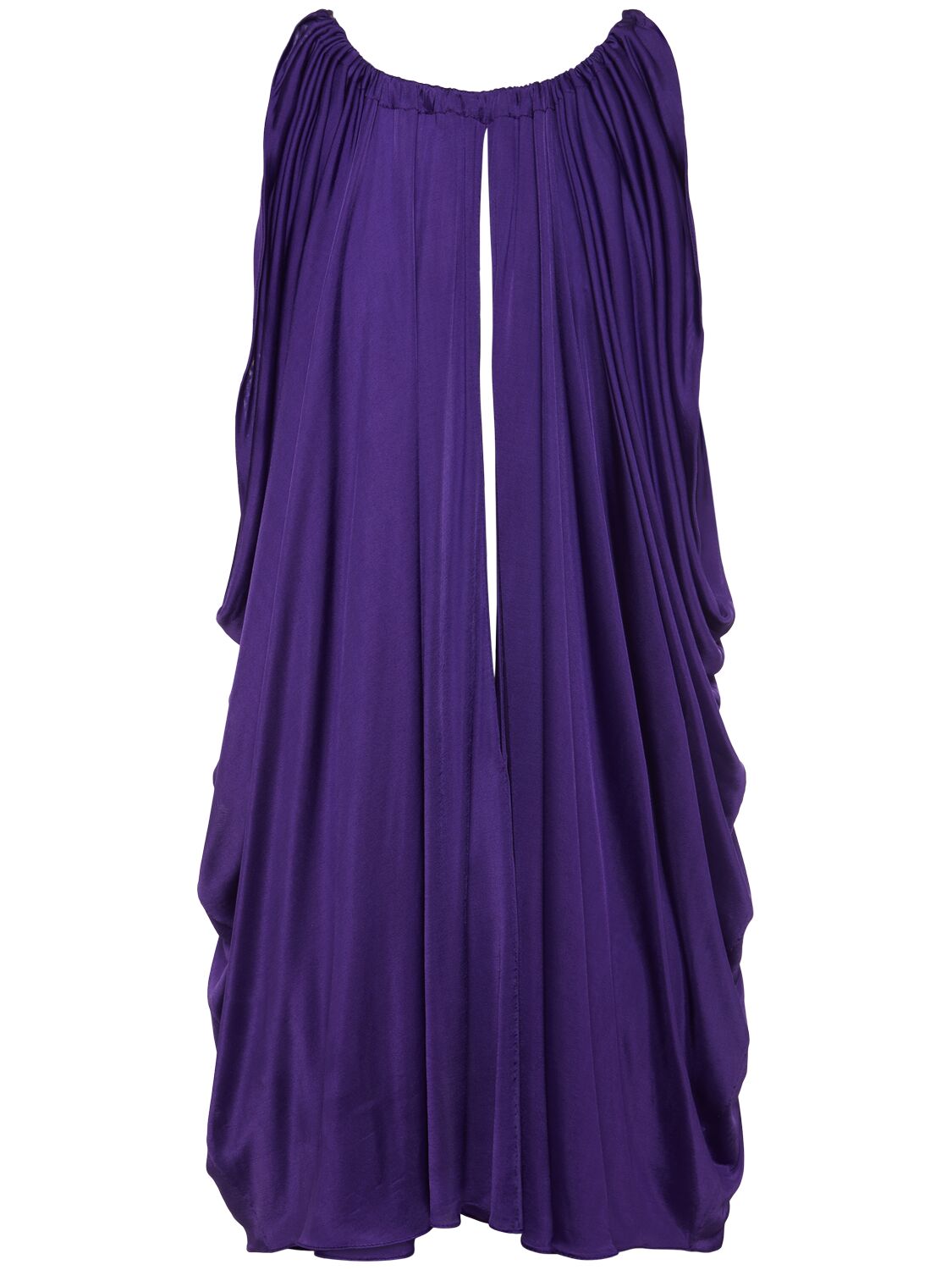 Shop Tom Ford Viscose Jersey Mini Dress In Purple