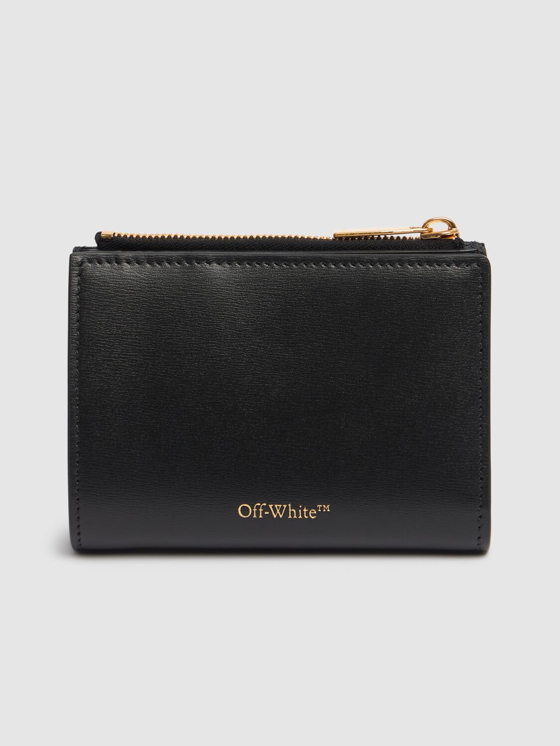 OFF-WHITE JITNEY BIFOLD LEATHER WALLET 