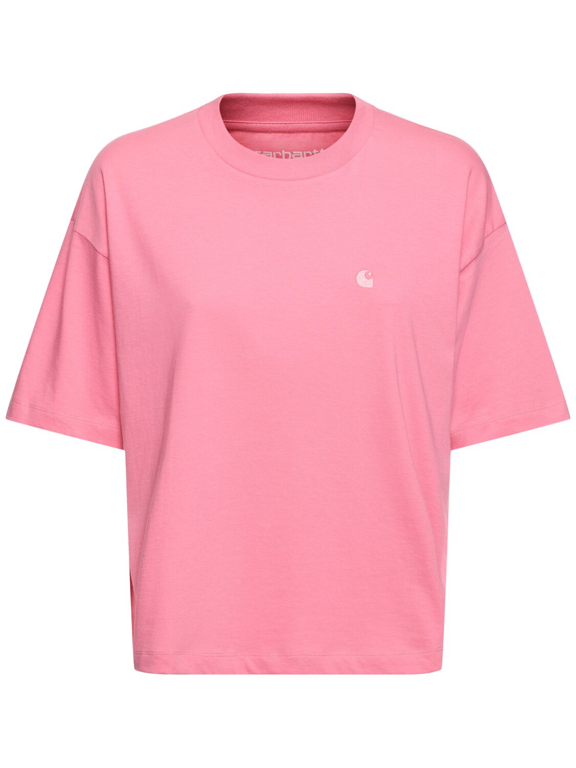 Carhartt Chester Organic Cotton T-shirt In Charm Pink