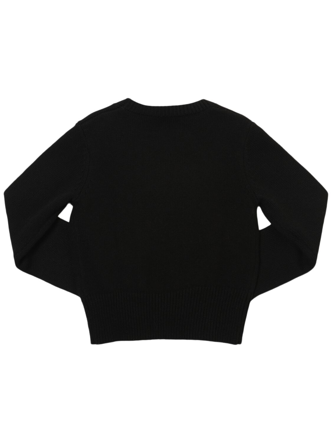 Diesel Black Wool Sweater In Black
