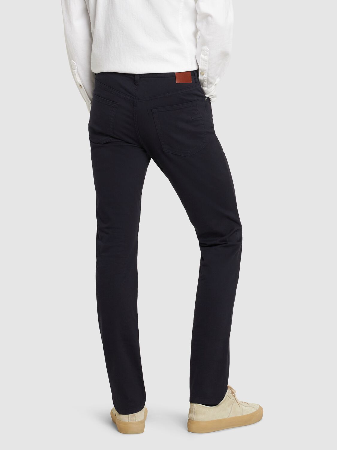 ZEGNA STRETCH GABARDINE PANTS 