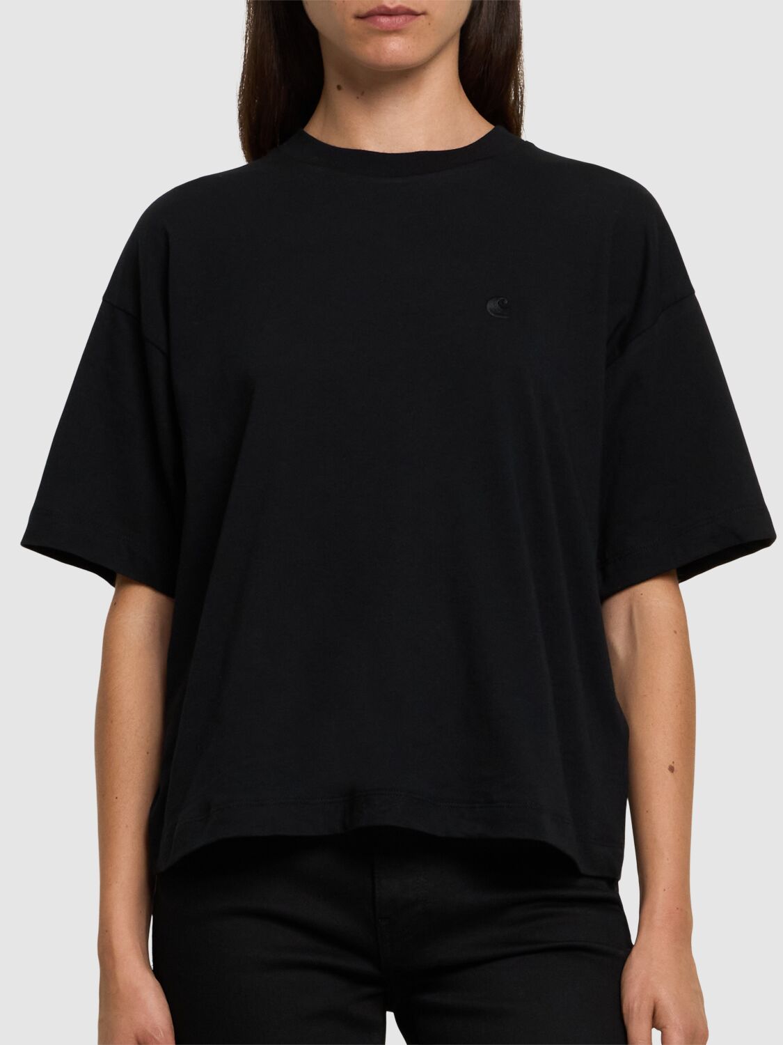 Shop Carhartt Chester Organic Cotton T-shirt In Black