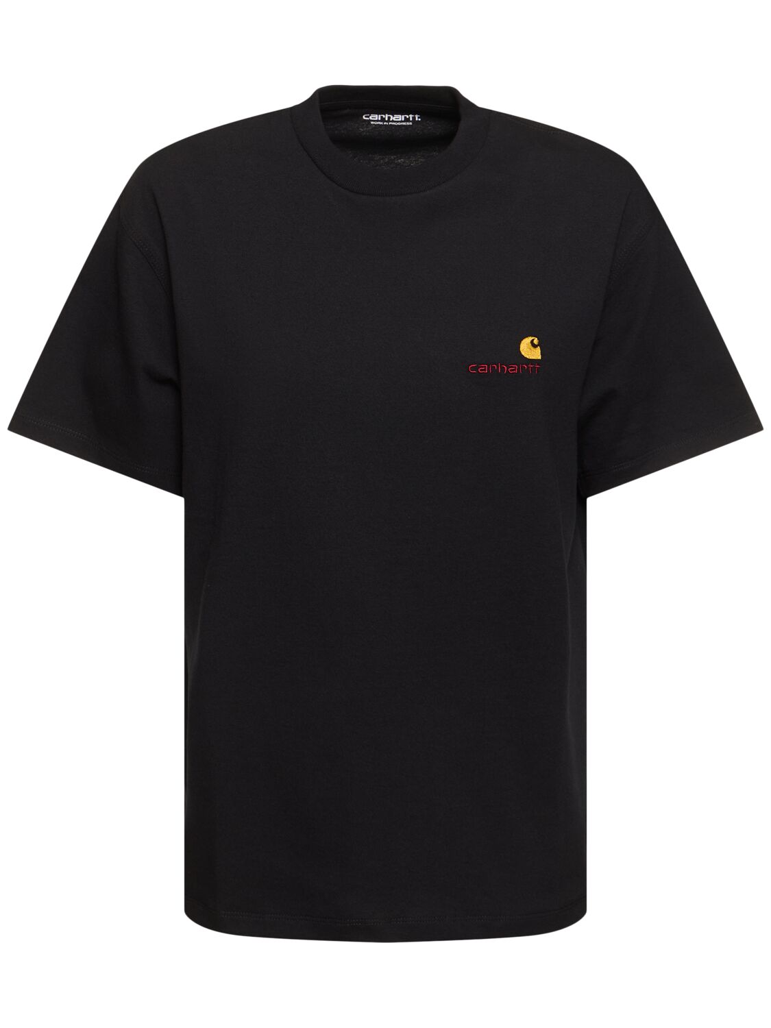 Carhartt American Script Loose Fit T-shirt In Black