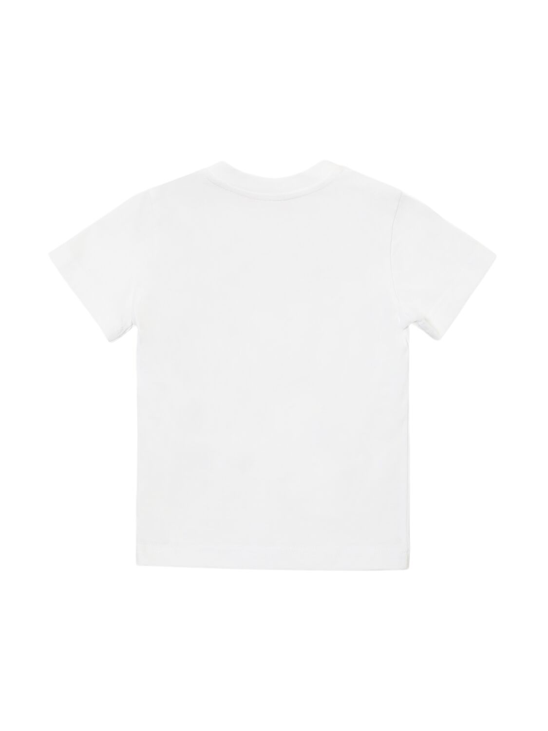 Shop Diesel Printed Cotton Jersey T-shirt W/logo In White