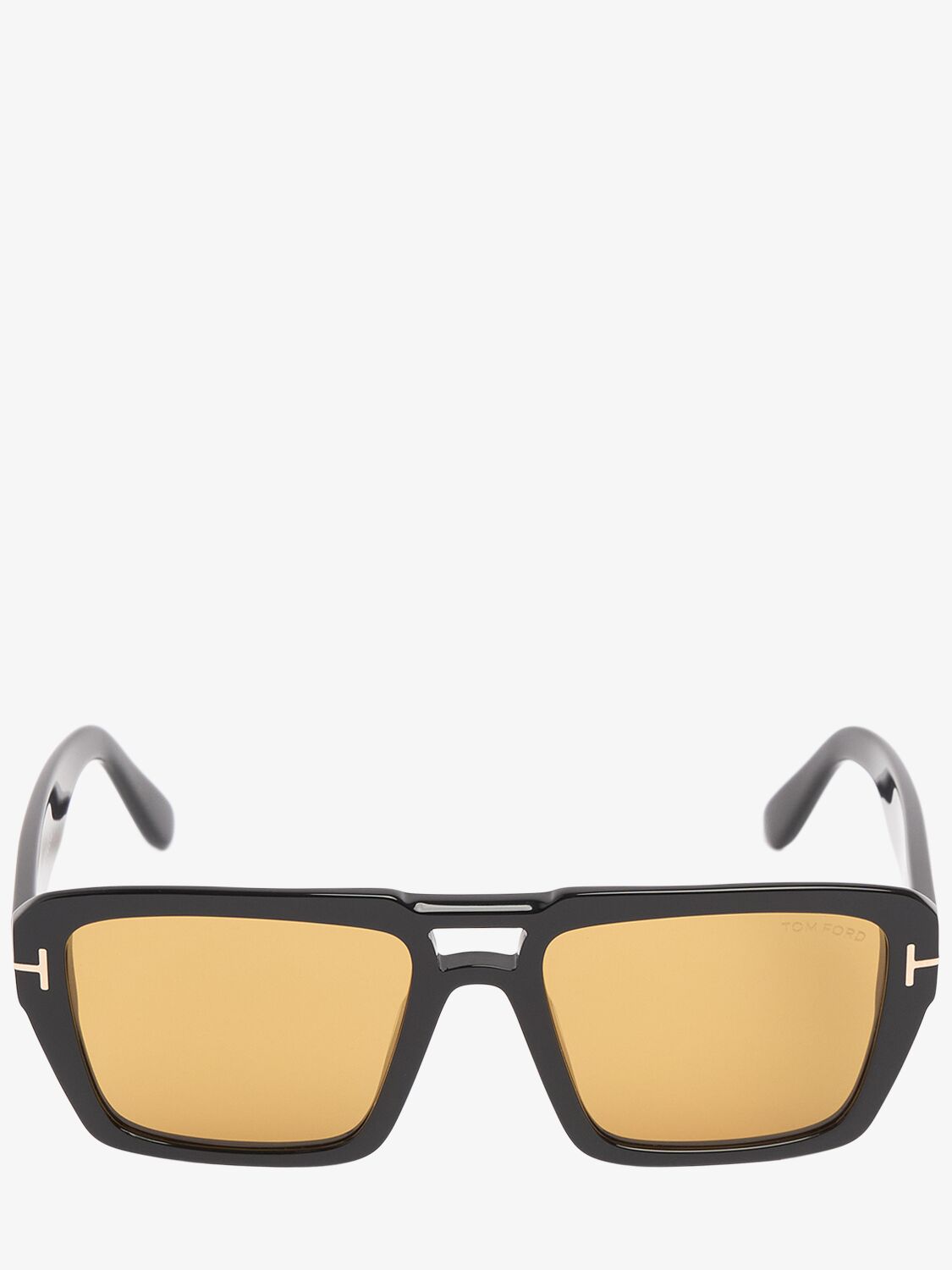 Tom Ford Redford Squared Sunglasses In Black/brown