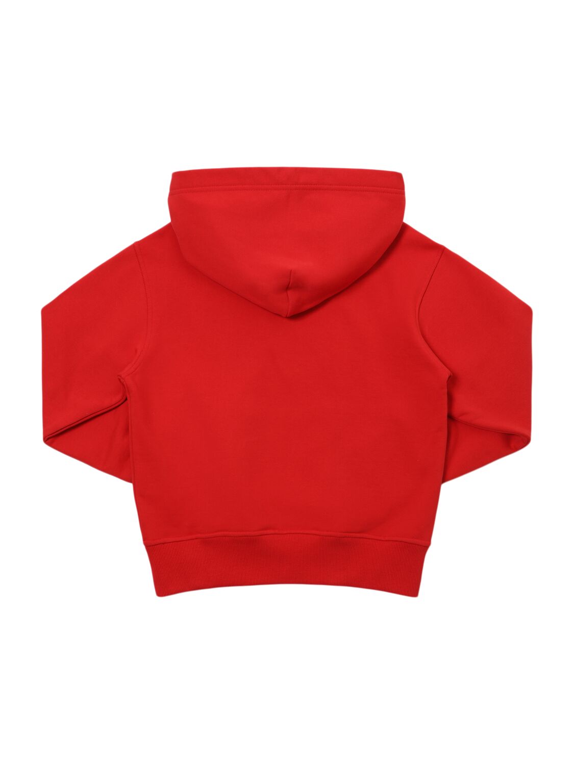 Shop Diesel Cotton Hooded Sweatshirt W/logo In Red