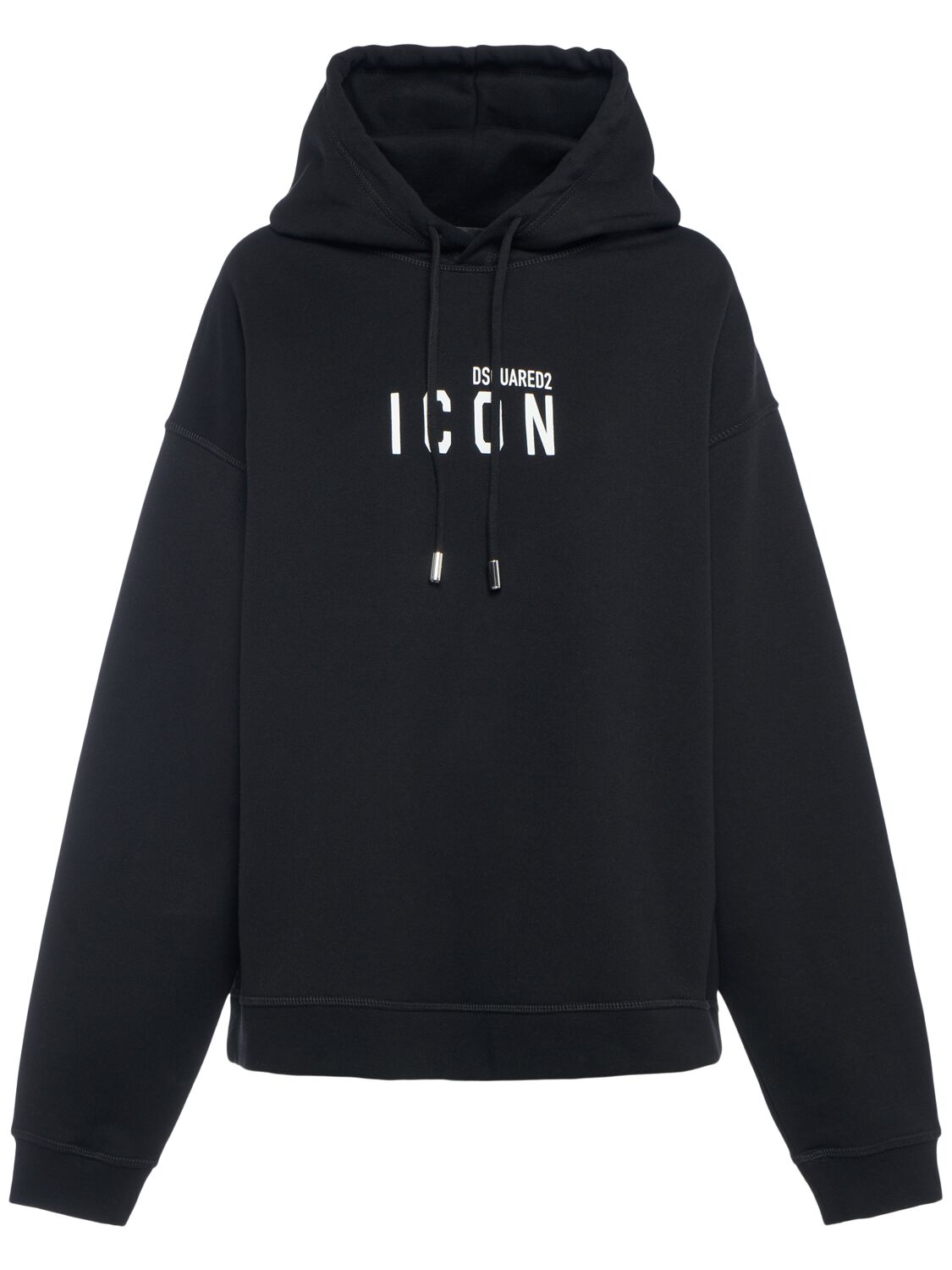 Dsquared2 Icon Relaxed Fit Sweatshirt Hoodie In Black
