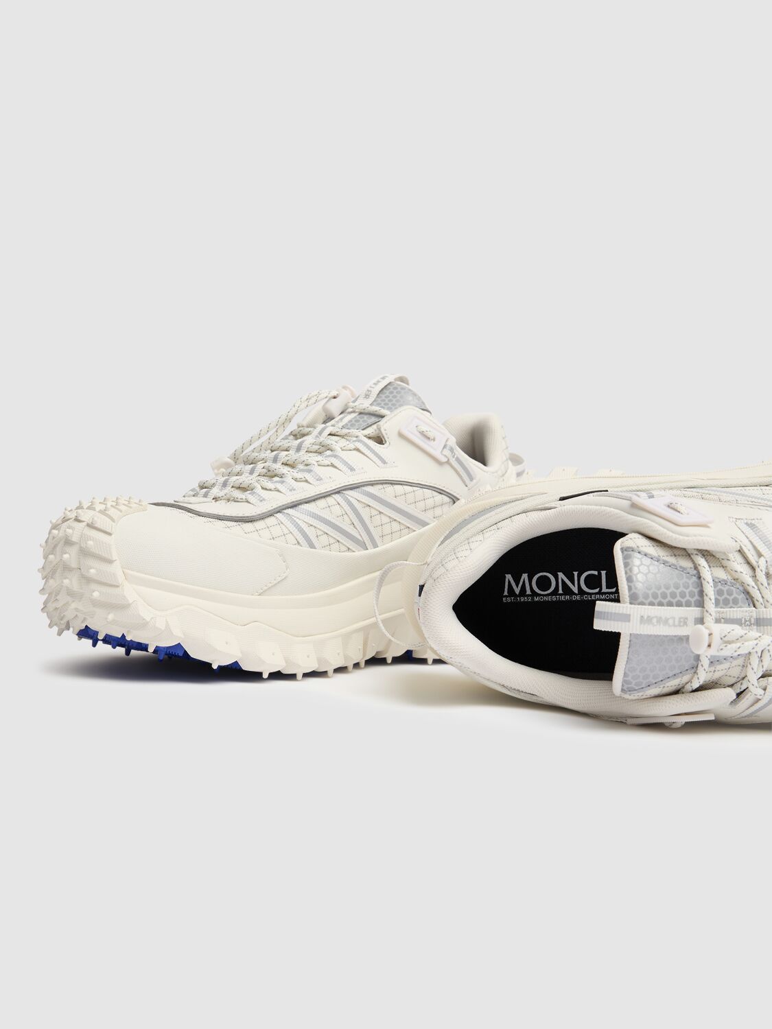 Shop Moncler 4.5cm Trailgrip Gtx Tech Sneakers In White