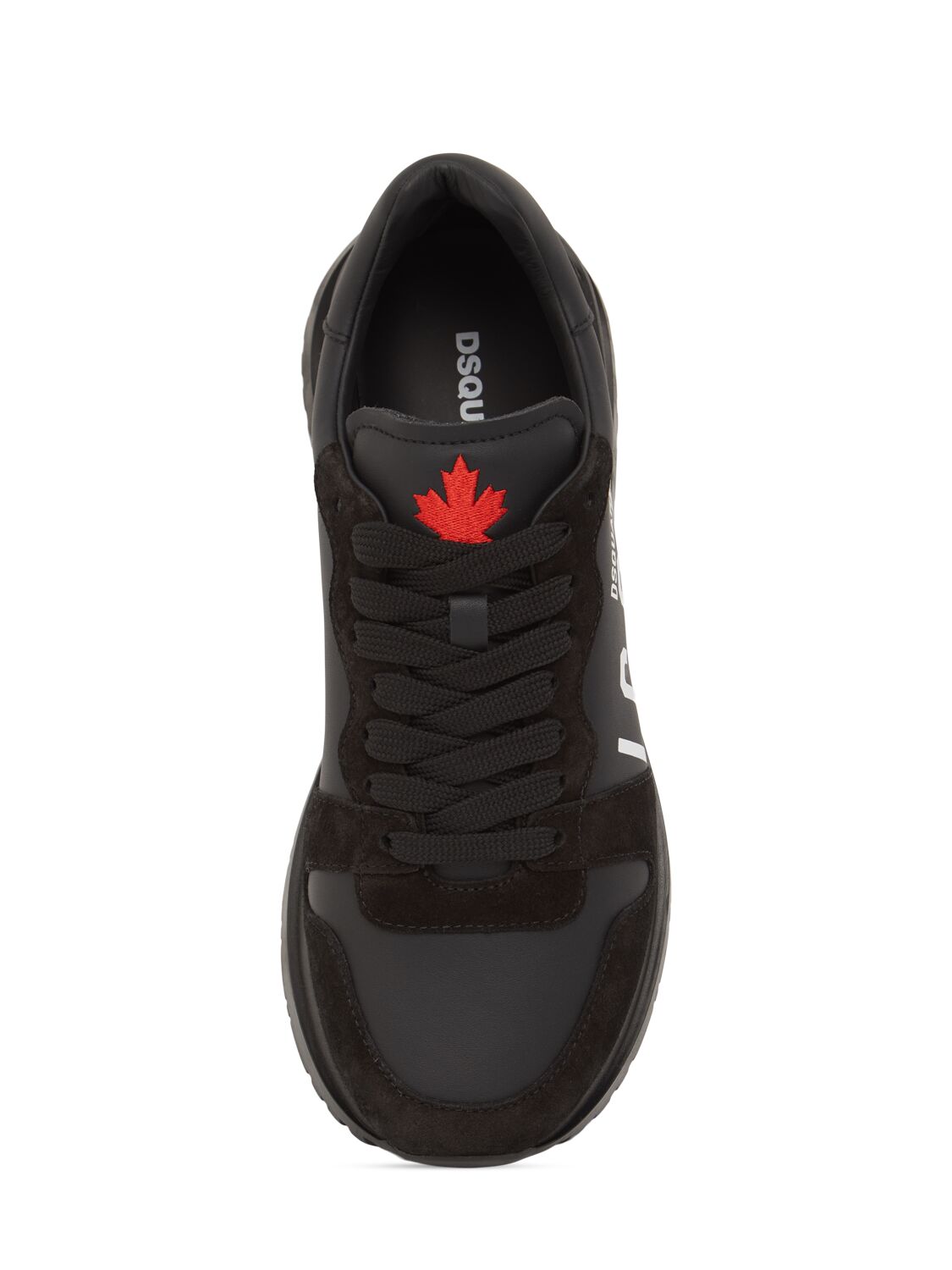 Shop Dsquared2 Icon Logo Running Sneakers In Black