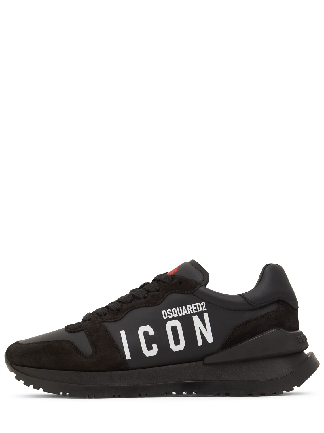 Dsquared2 Icon Logo Running Sneakers In Black