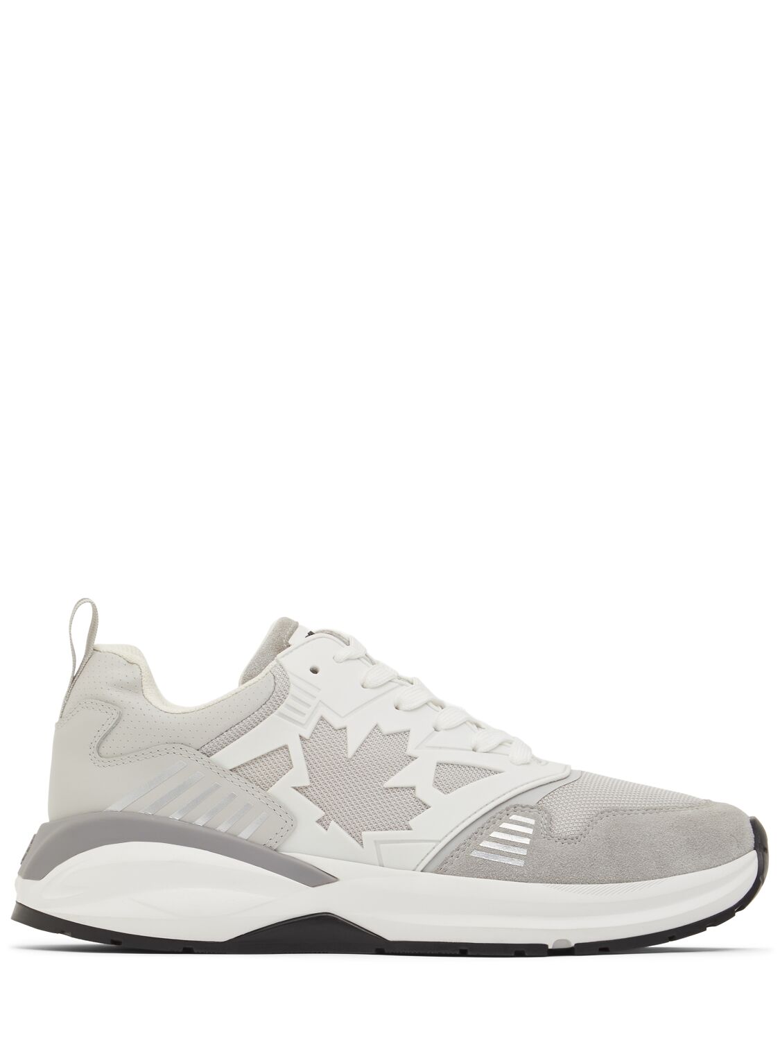 Dsquared2 Dash Low Sneakers In Grey/beige