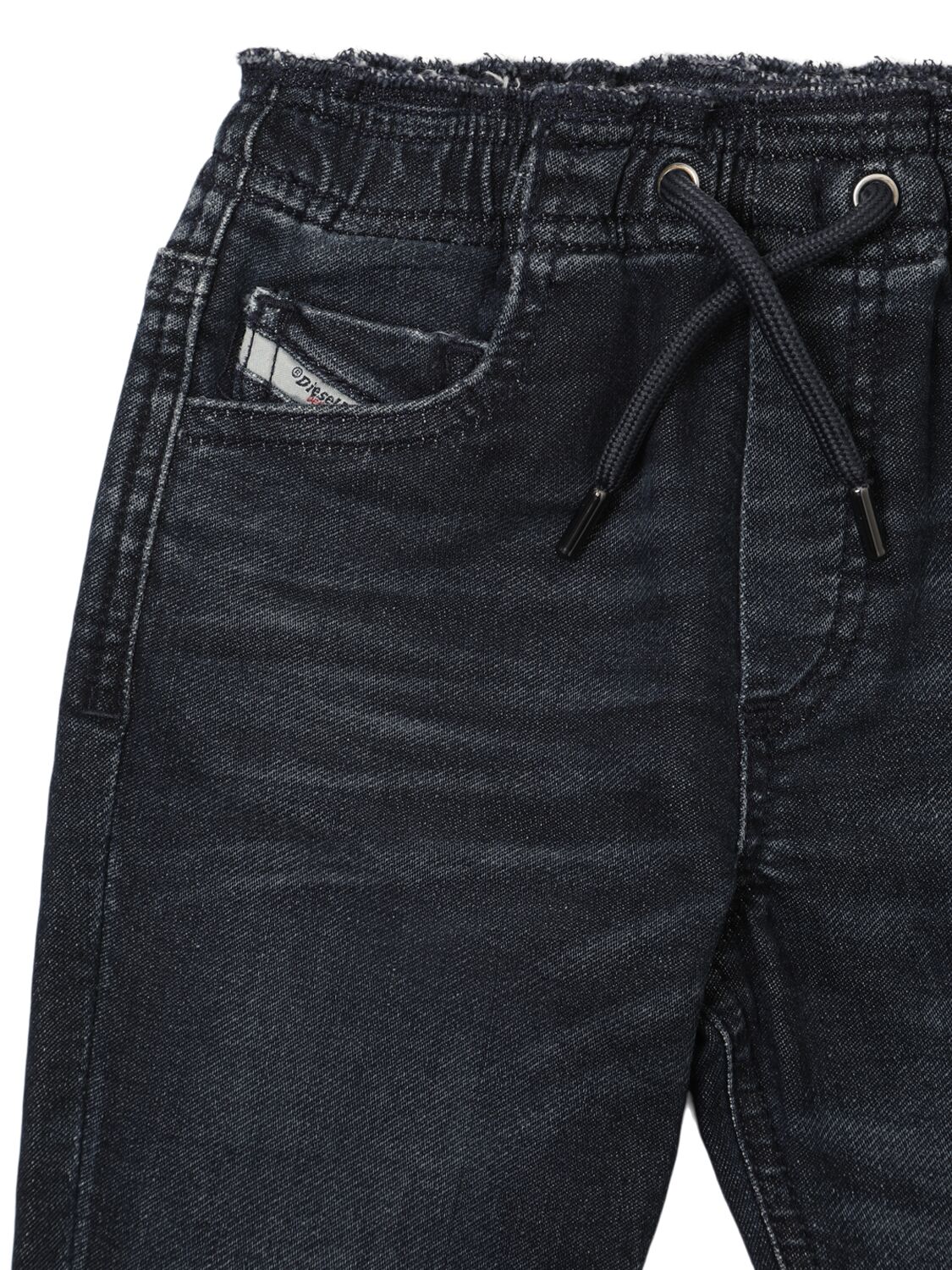 Diesel Stretch Cotton Jeans In Dark Blue