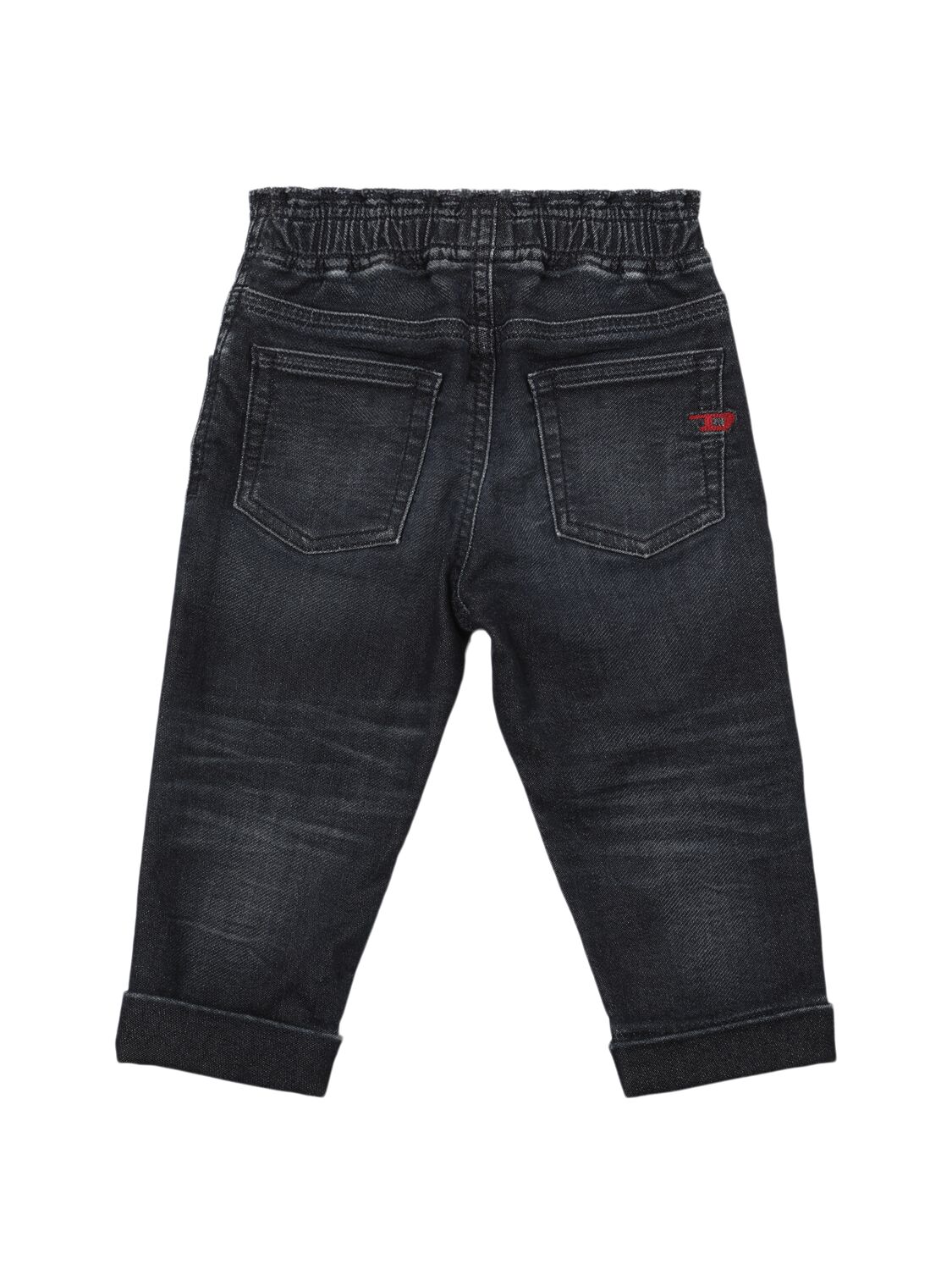 Diesel Stretch Cotton Jeans In Dark Blue