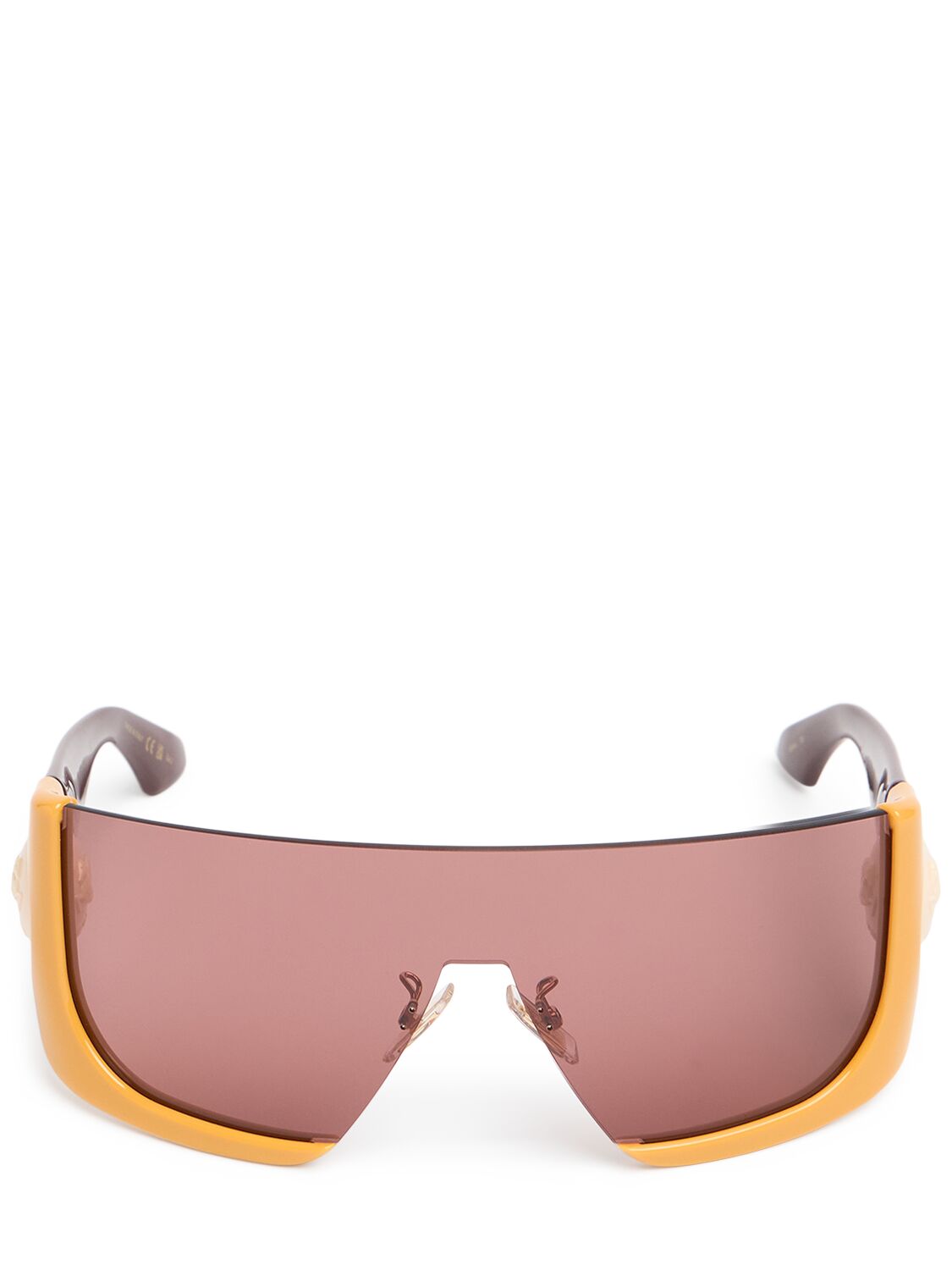 Etro Macaron Mask Sunglasses In Brown