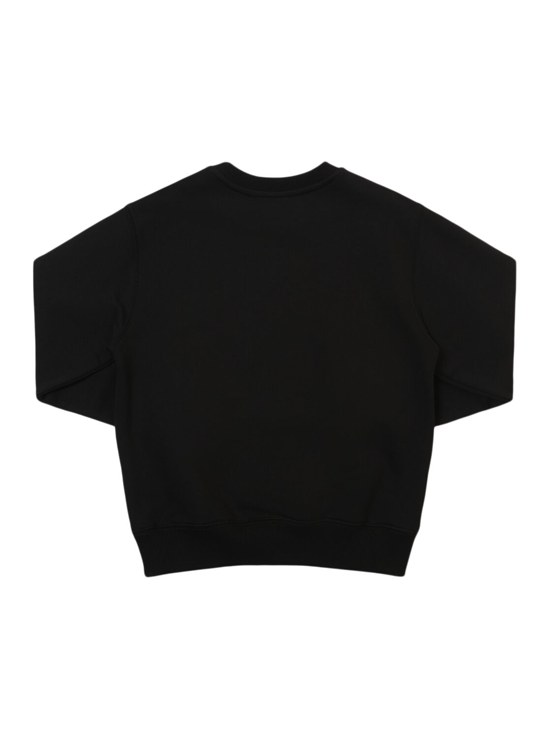 Shop Diesel Cotton Crewneck Sweatshirt In Black